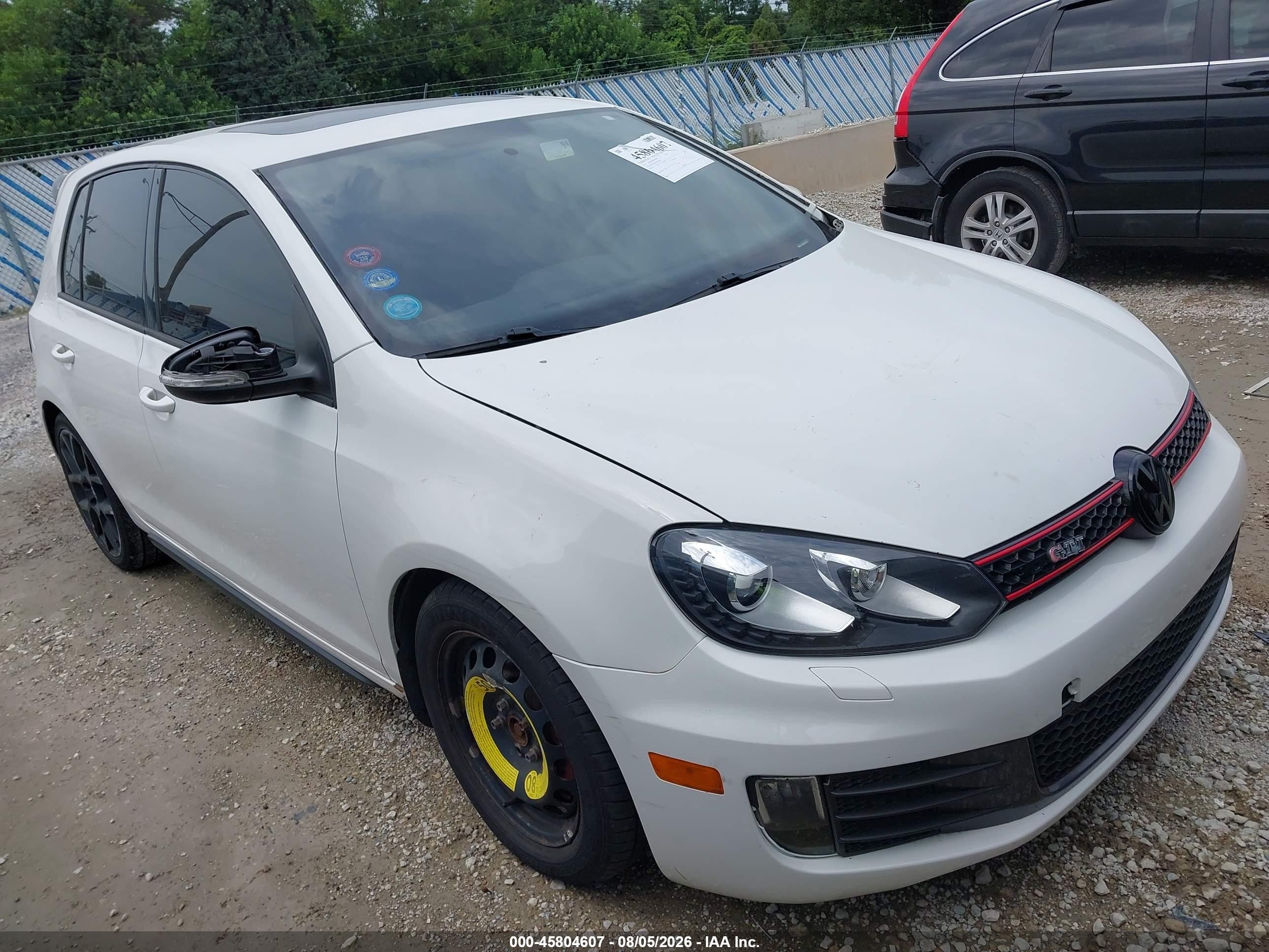 2013 Volkswagen Gti Drivers Edition White vin: WVWHD7AJ3DW130168