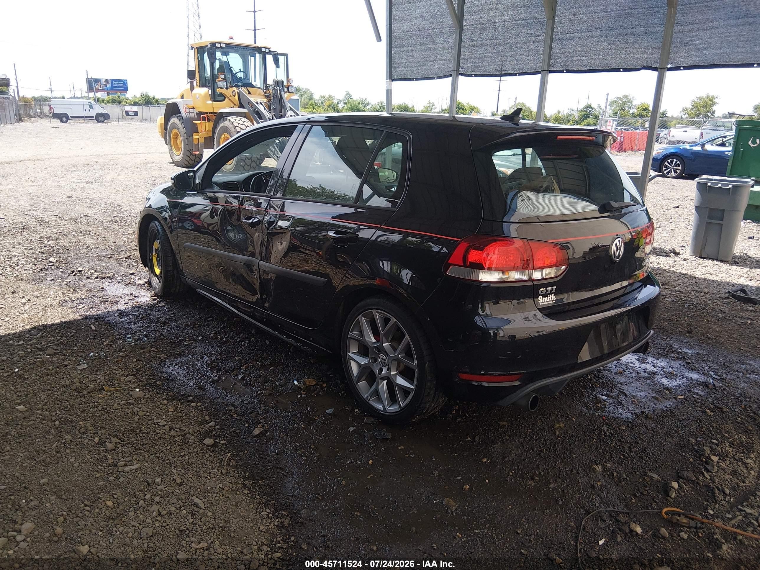 2013 Volkswagen Gti Wolfsburg Edition Black vin: WVWHD7AJ3DW139839