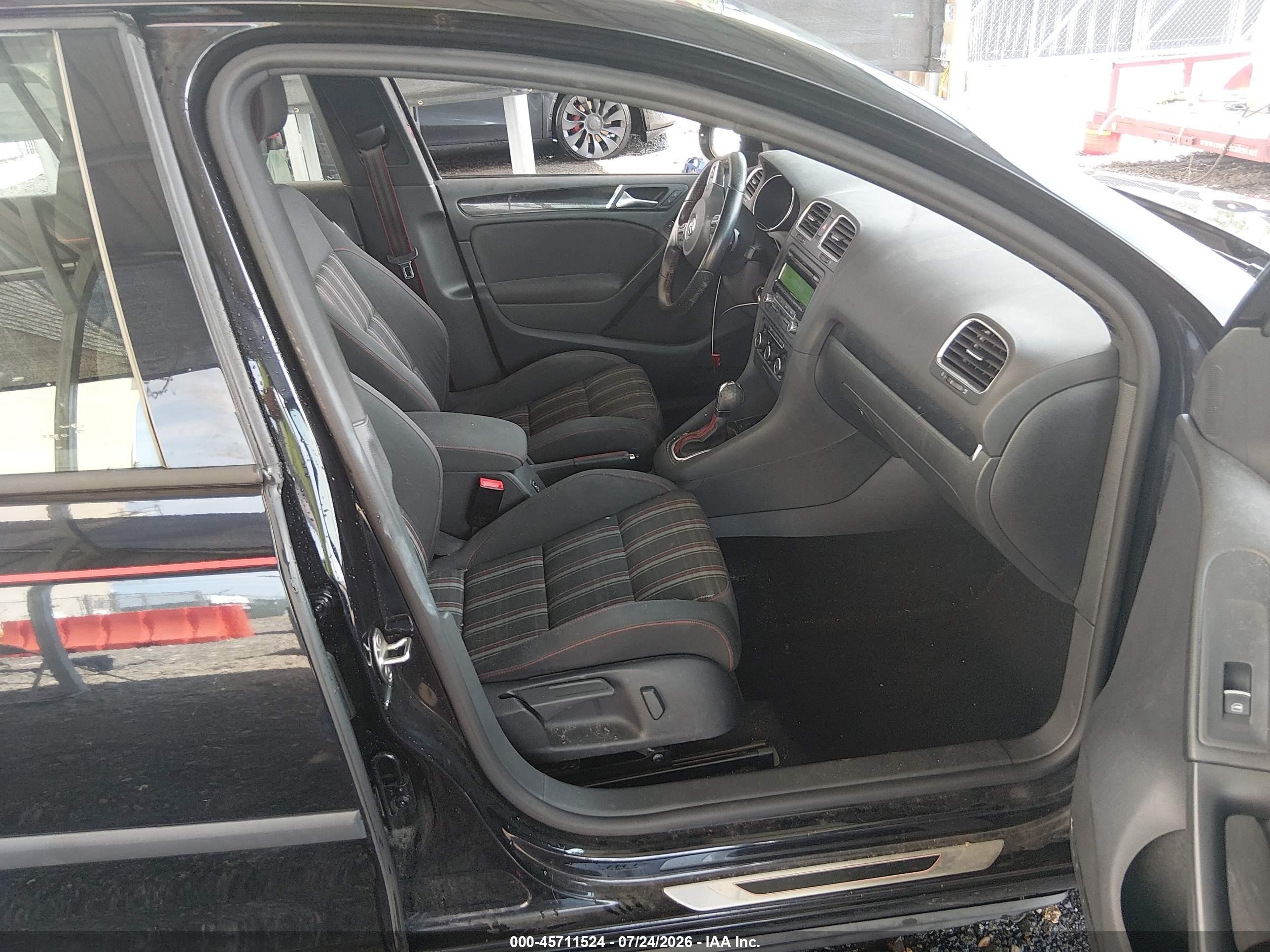 2013 Volkswagen Gti Wolfsburg Edition Black vin: WVWHD7AJ3DW139839