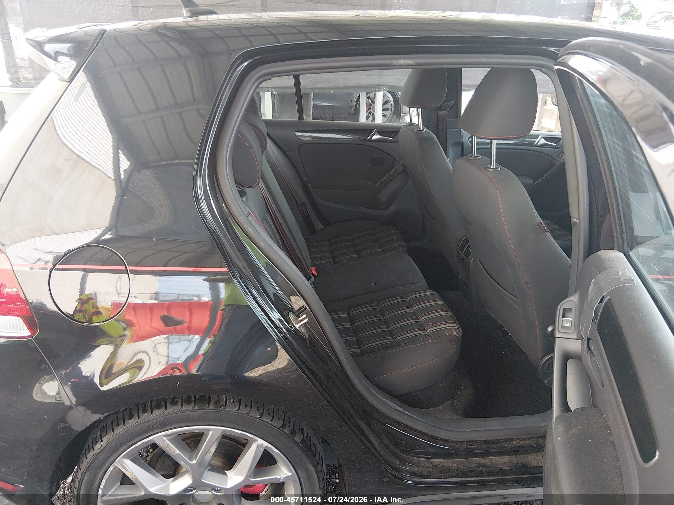 2013 Volkswagen Gti Wolfsburg Edition Black vin: WVWHD7AJ3DW139839