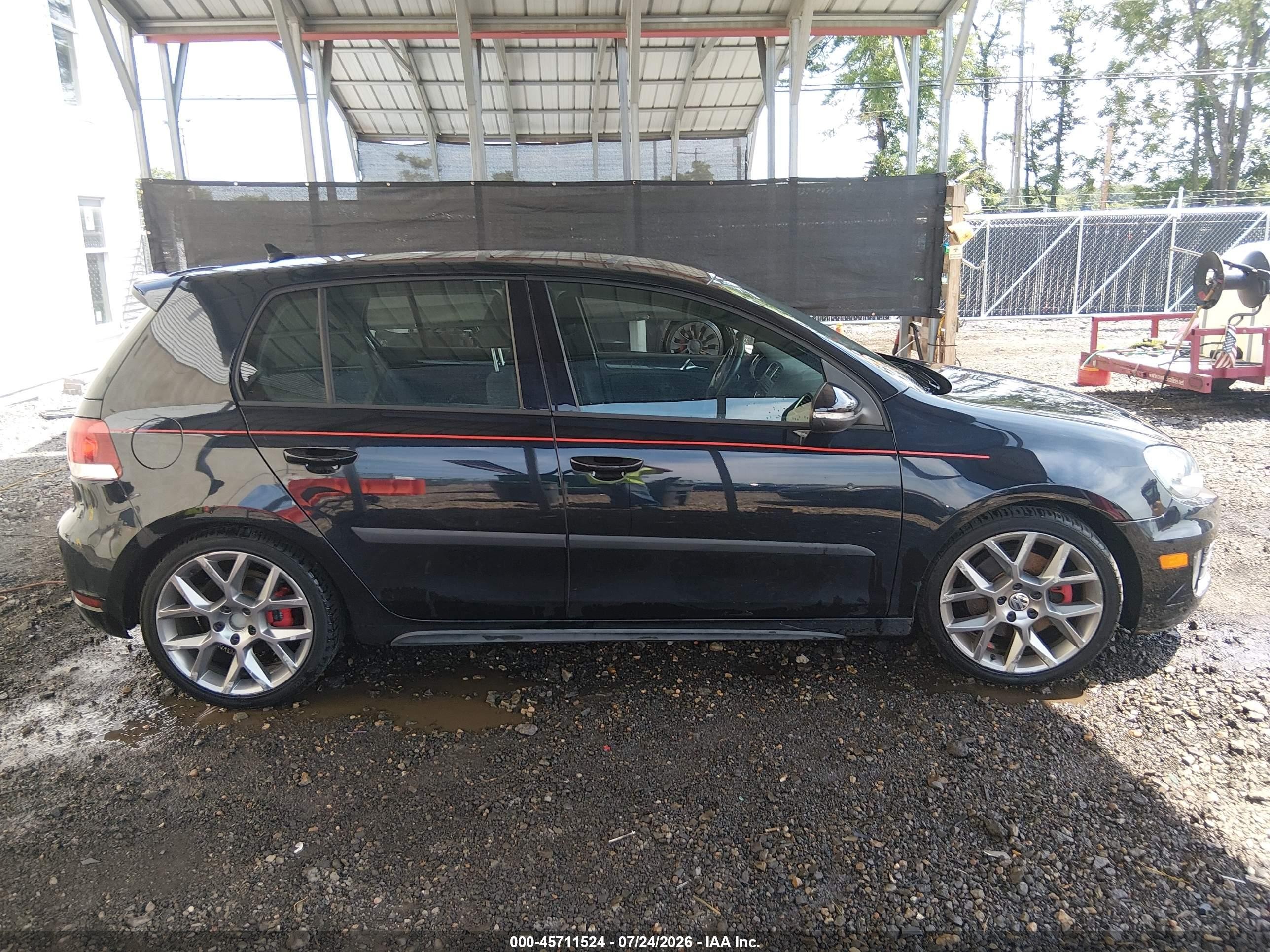 2013 Volkswagen Gti Wolfsburg Edition Black vin: WVWHD7AJ3DW139839