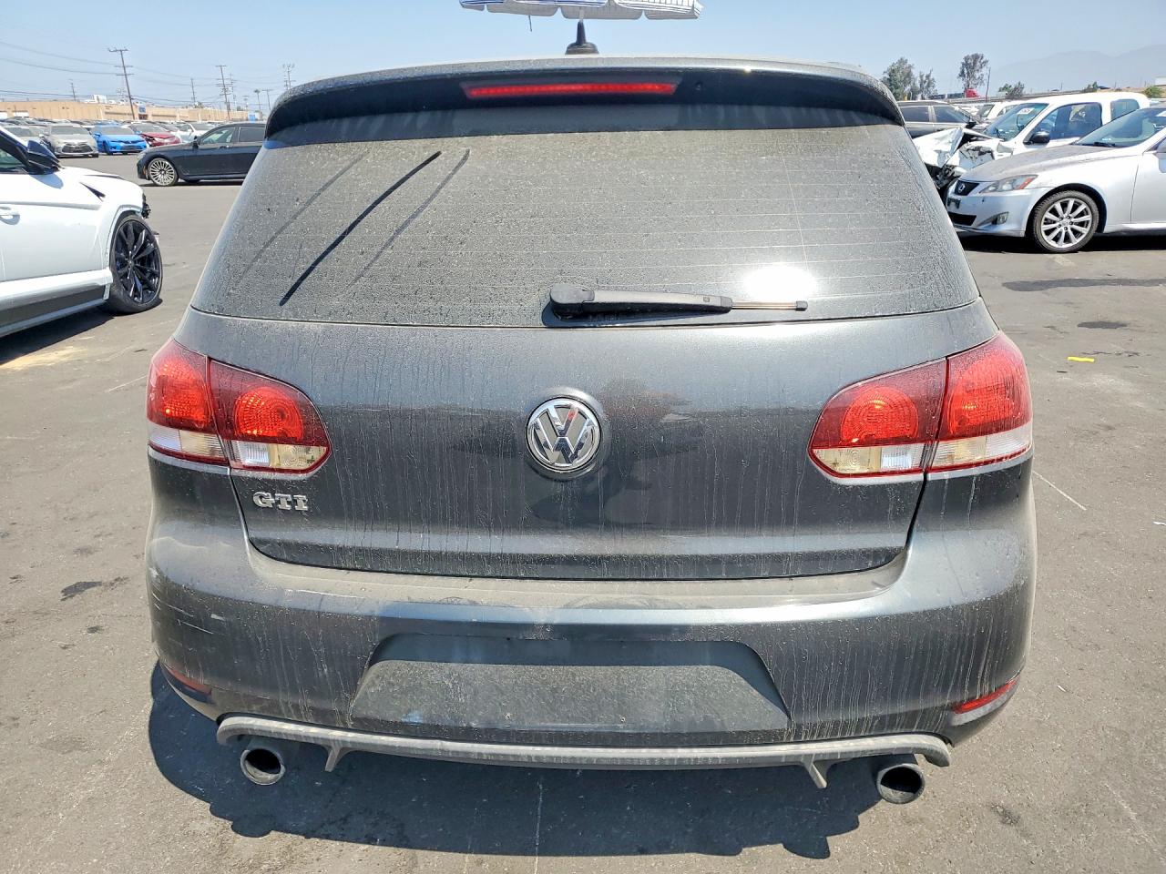 2014 Volkswagen Gti Gray vin: WVWHD7AJ3EW008444