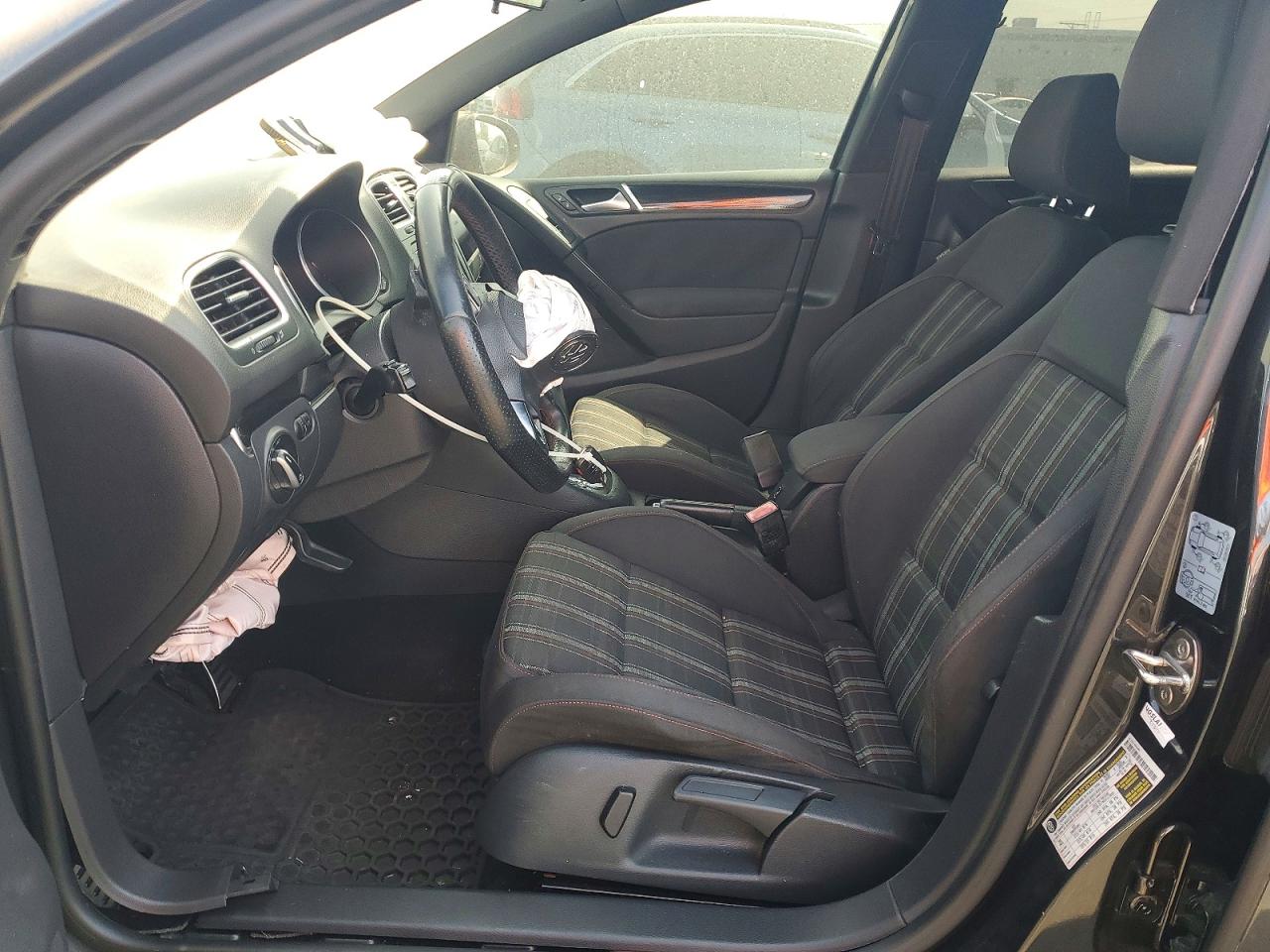 2014 Volkswagen Gti Gray vin: WVWHD7AJ3EW008444