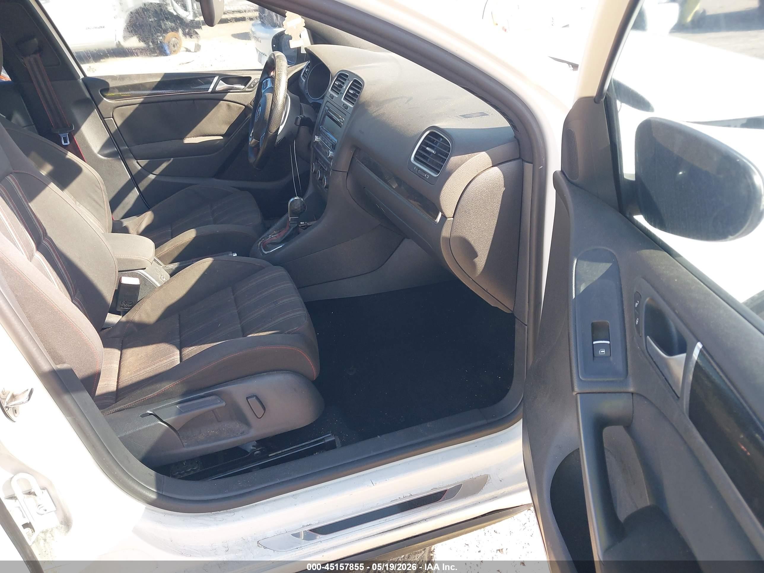 2014 Volkswagen Gti Wolfsburg Edition White vin: WVWHD7AJ3EW008797