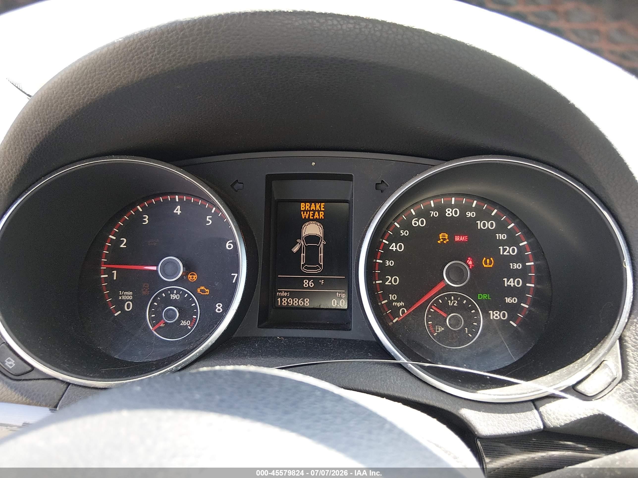 2012 Volkswagen Gti 4-door Black vin: WVWHD7AJ4CW215339