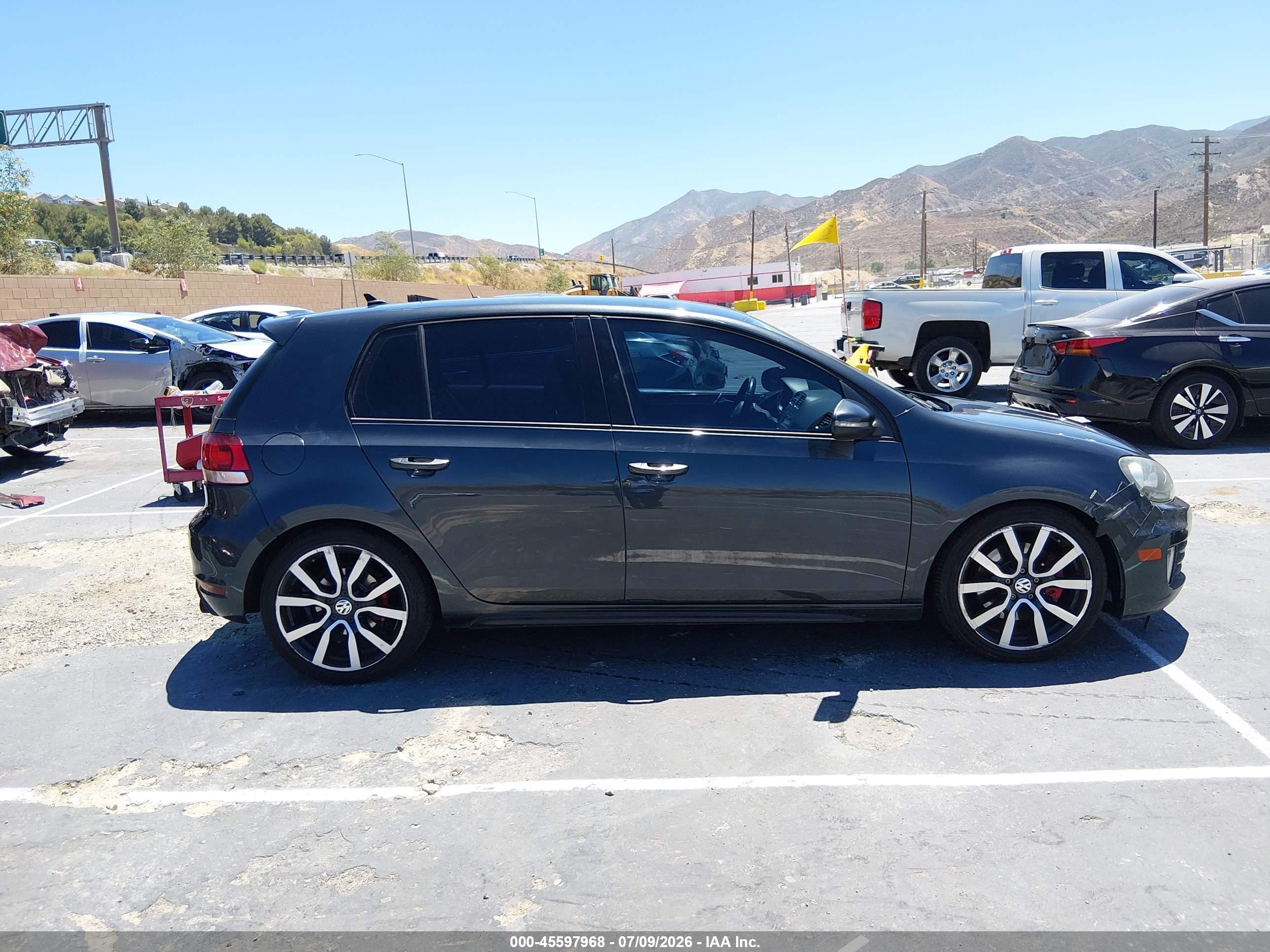 2014 Volkswagen Gti Wolfsburg Edition Black vin: WVWHD7AJ4EW006508