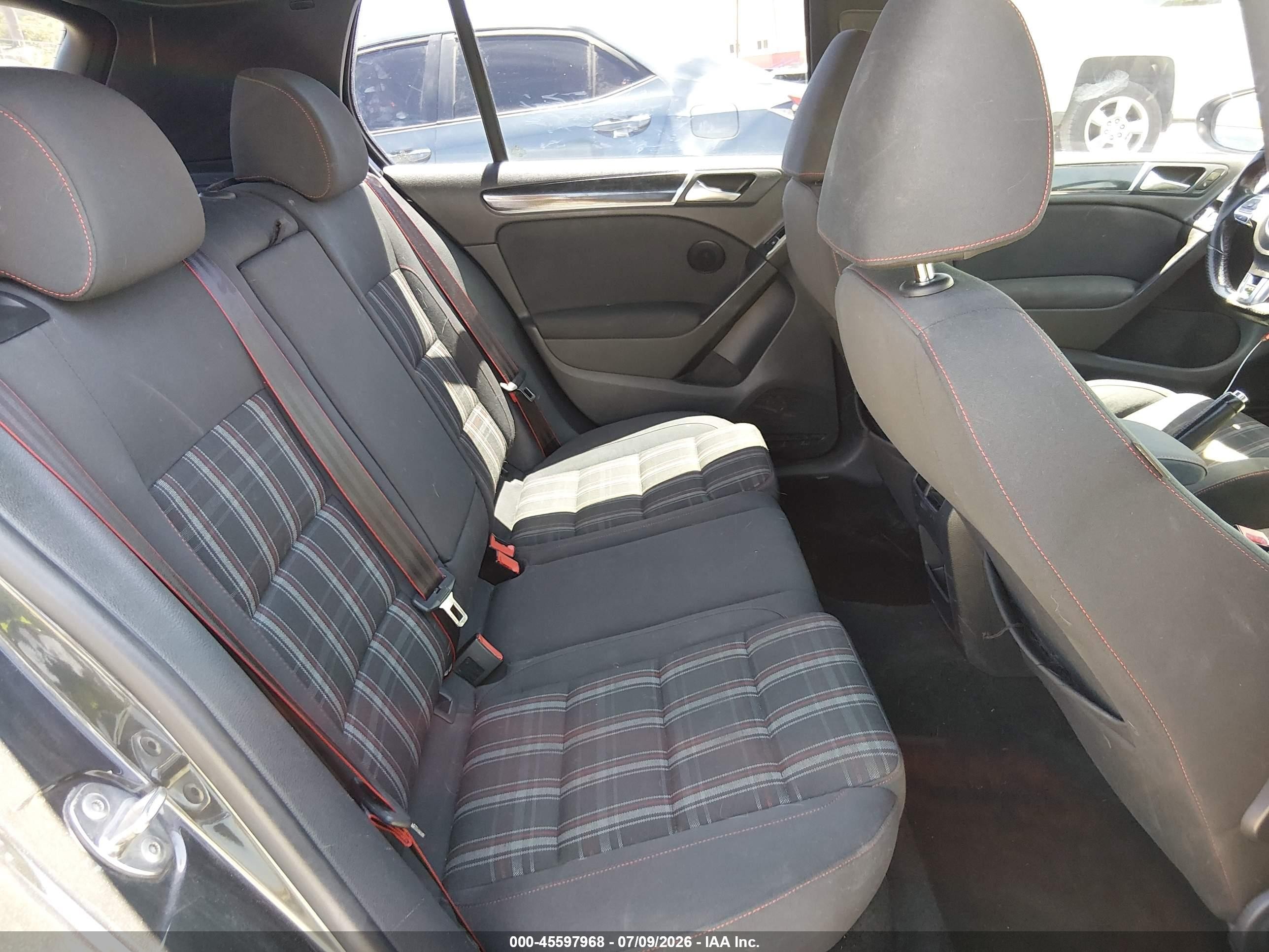 2014 Volkswagen Gti Wolfsburg Edition Black vin: WVWHD7AJ4EW006508