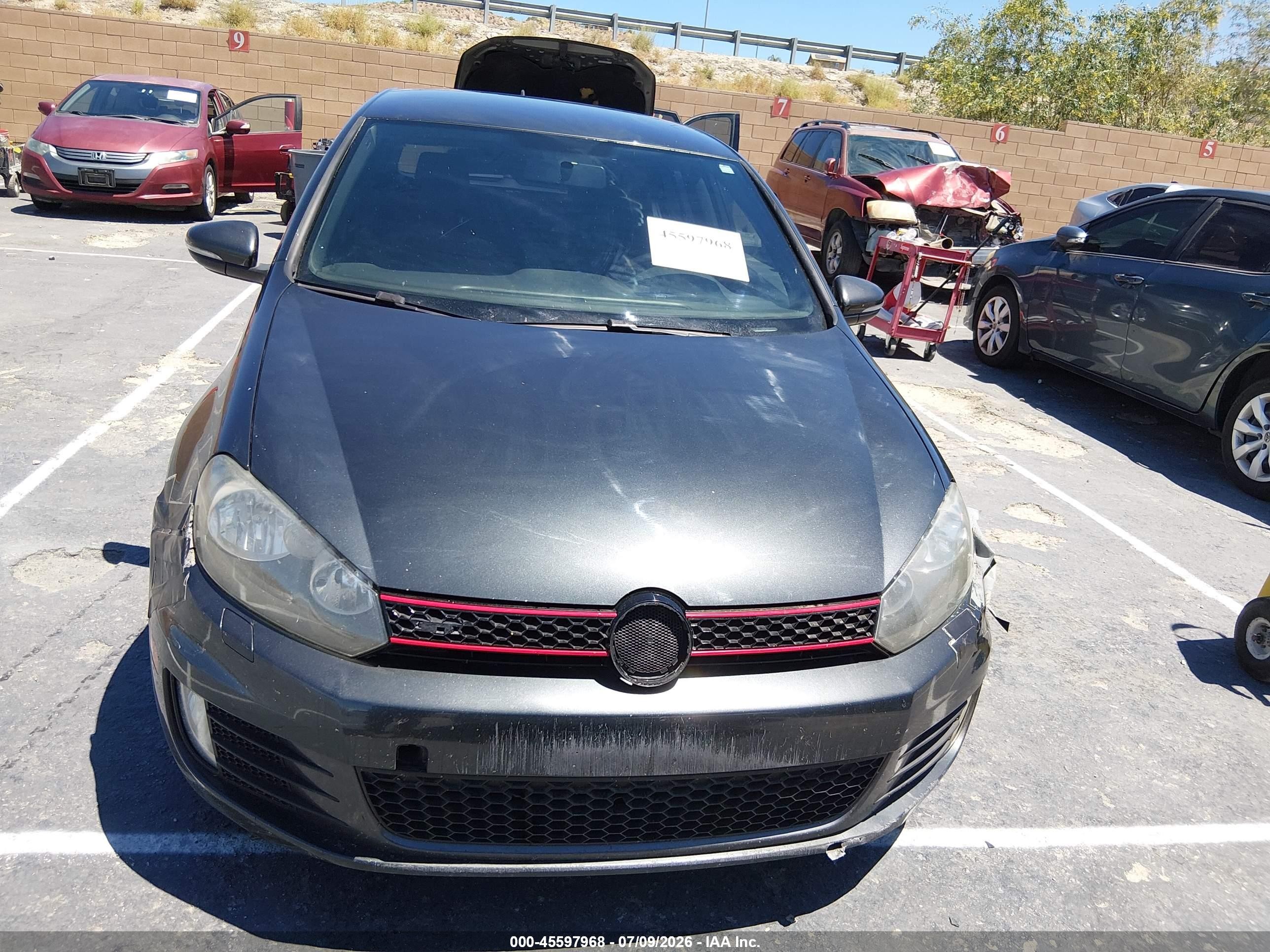 2014 Volkswagen Gti Wolfsburg Edition Black vin: WVWHD7AJ4EW006508