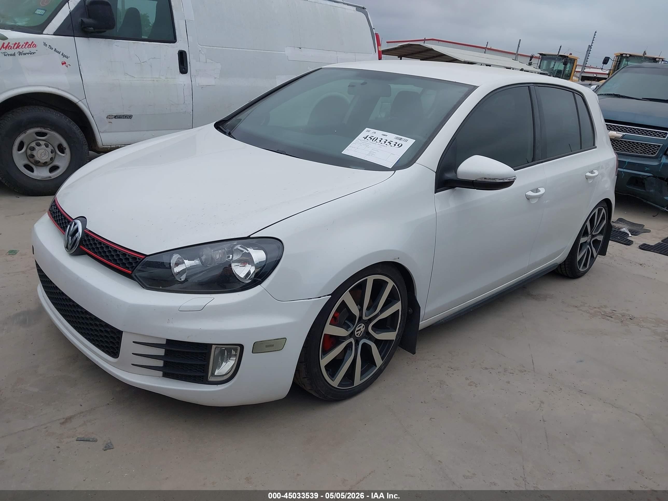 2014 Volkswagen Gti Wolfsburg Edition White vin: WVWHD7AJ4EW006878