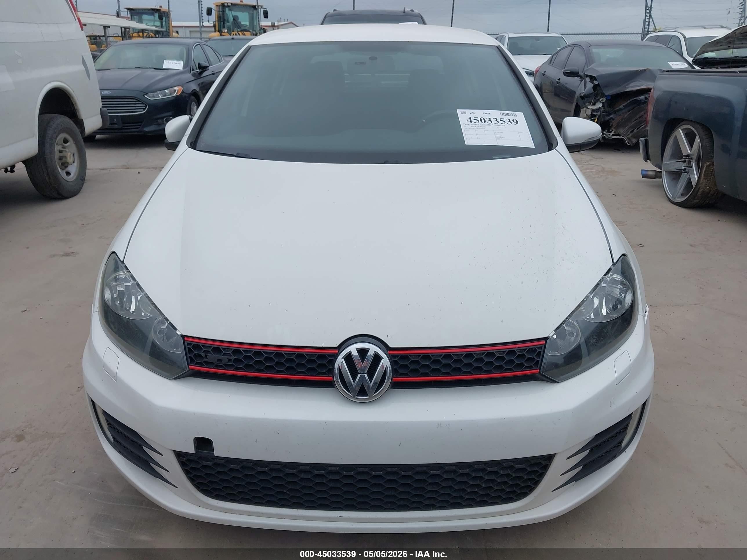 2014 Volkswagen Gti Wolfsburg Edition White vin: WVWHD7AJ4EW006878