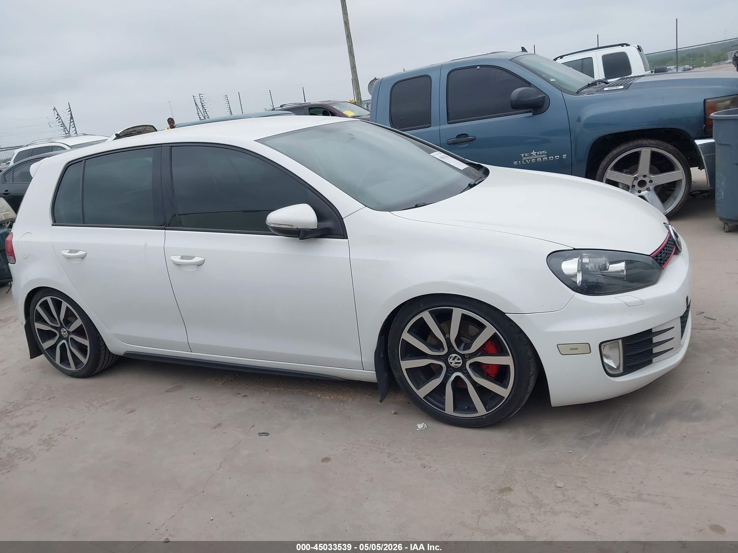 2014 Volkswagen Gti Wolfsburg Edition White vin: WVWHD7AJ4EW006878