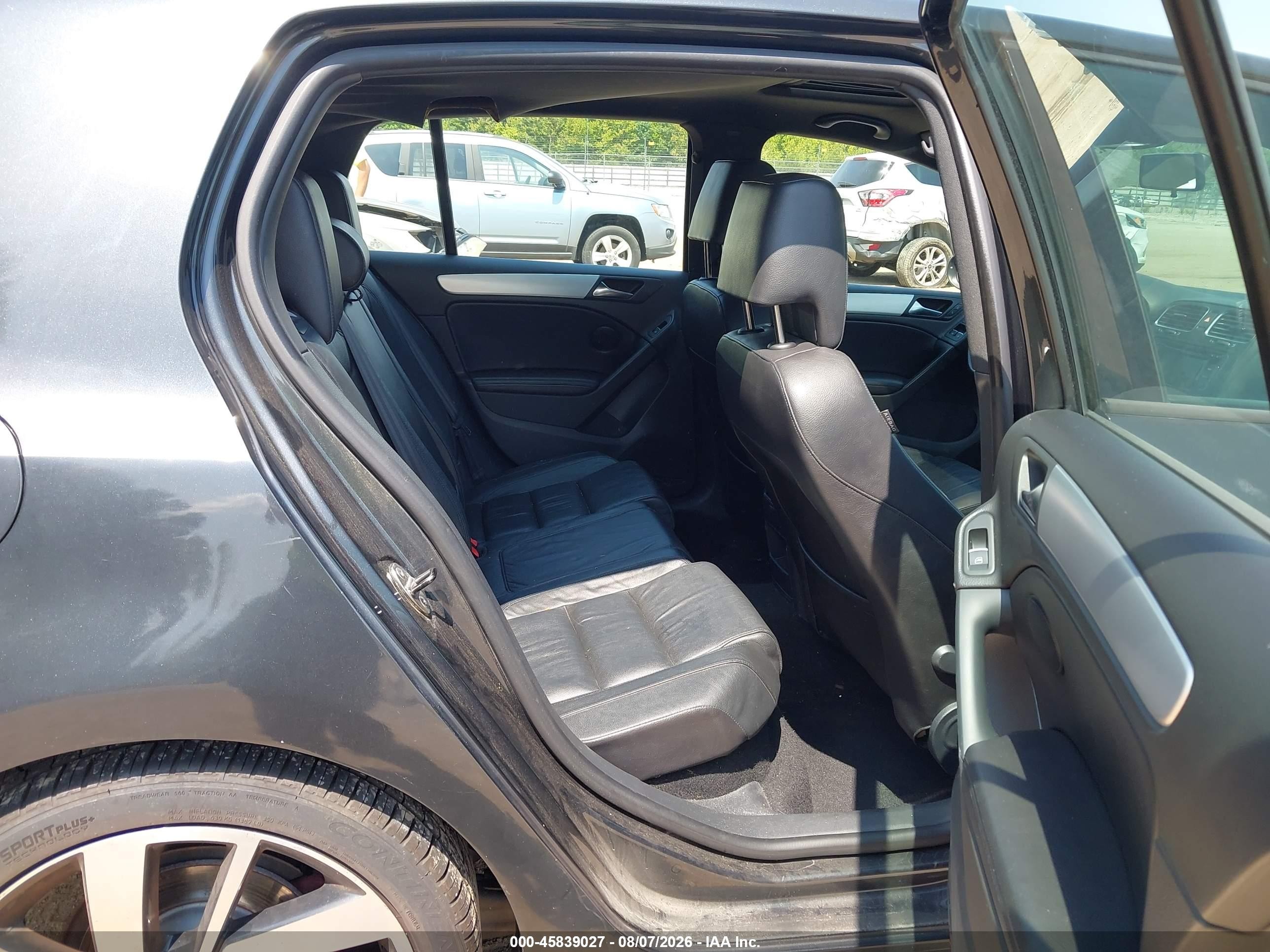 2012 Volkswagen Gti 4-door Autobahn Gray vin: WVWHD7AJ5CW024321