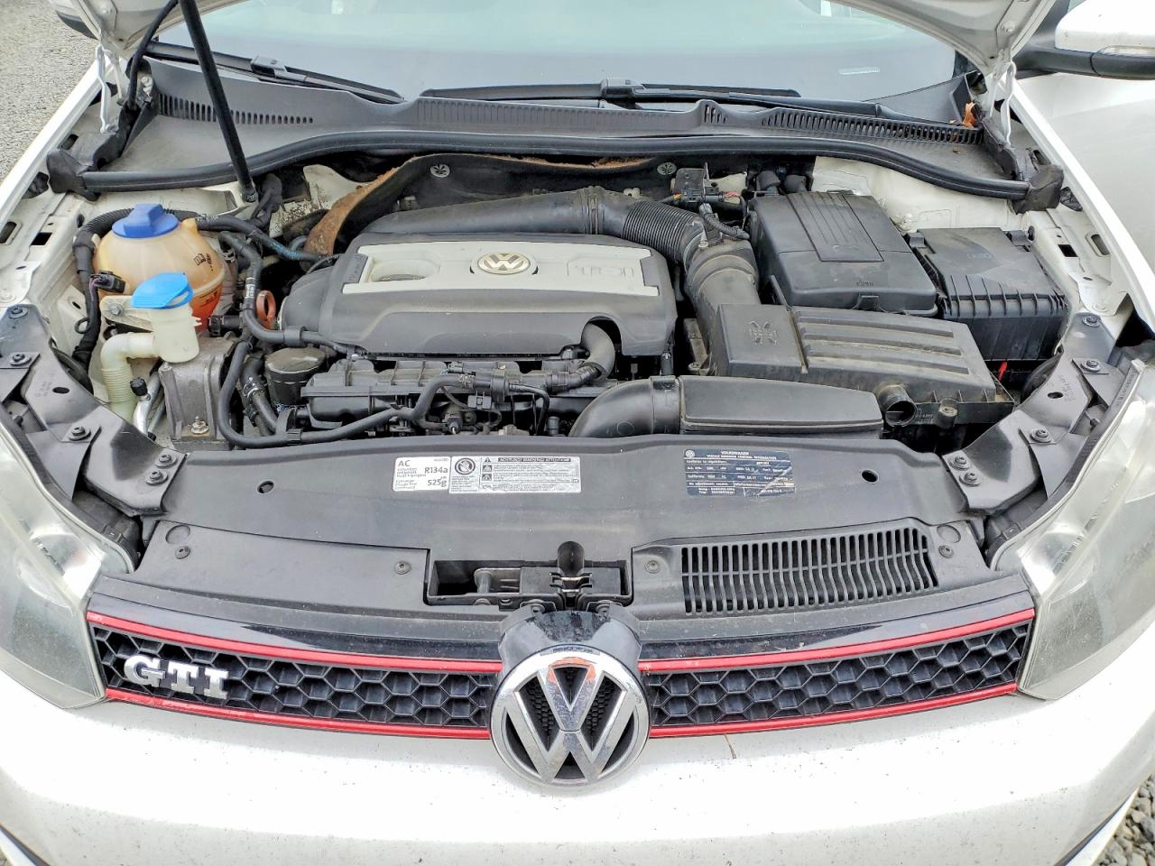 2011 Volkswagen Gti Белый vin: WVWHD7AJ6BW187834