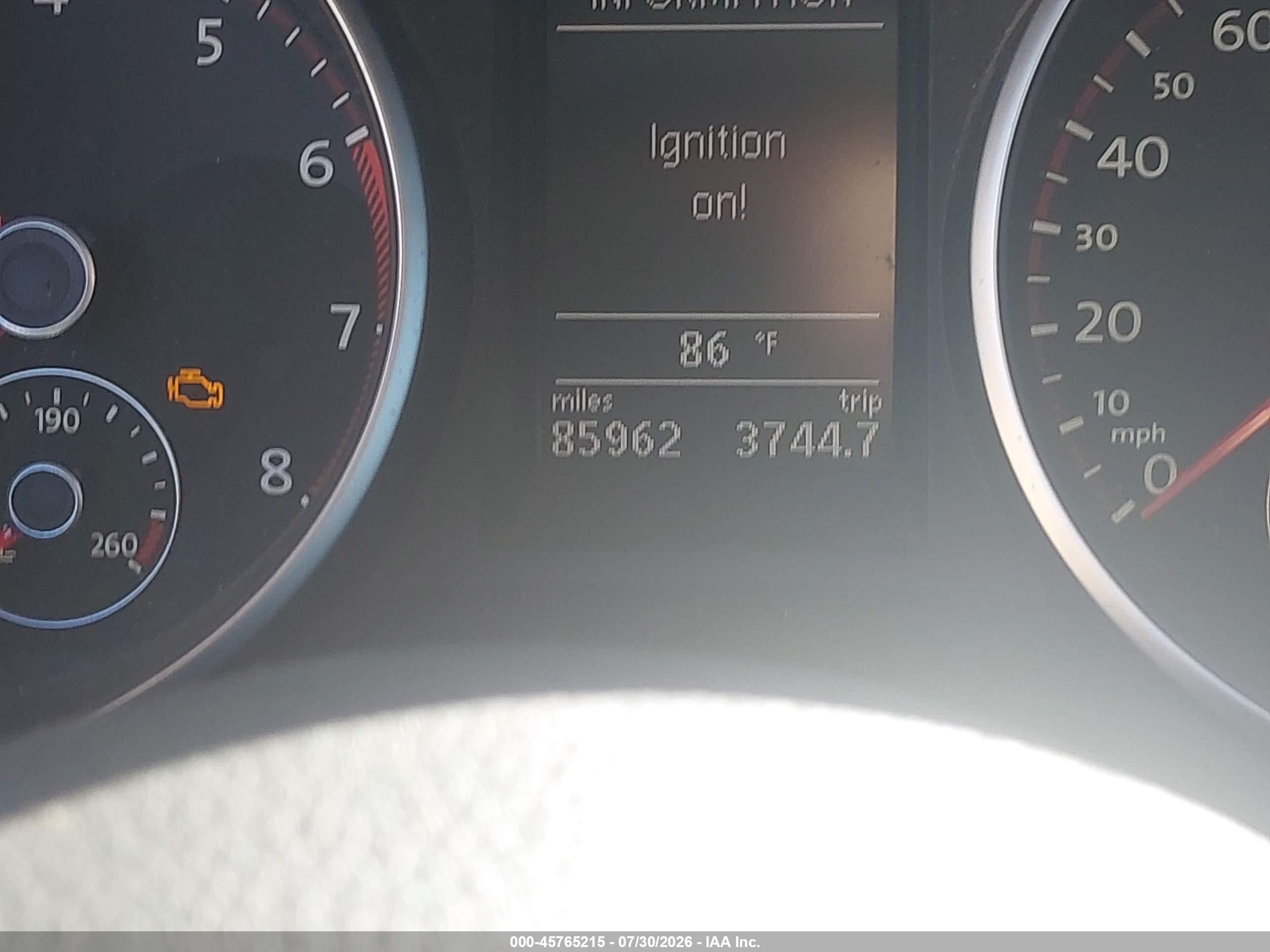 2012 Volkswagen Gti 4-door Autobahn White vin: WVWHD7AJ6CW053598
