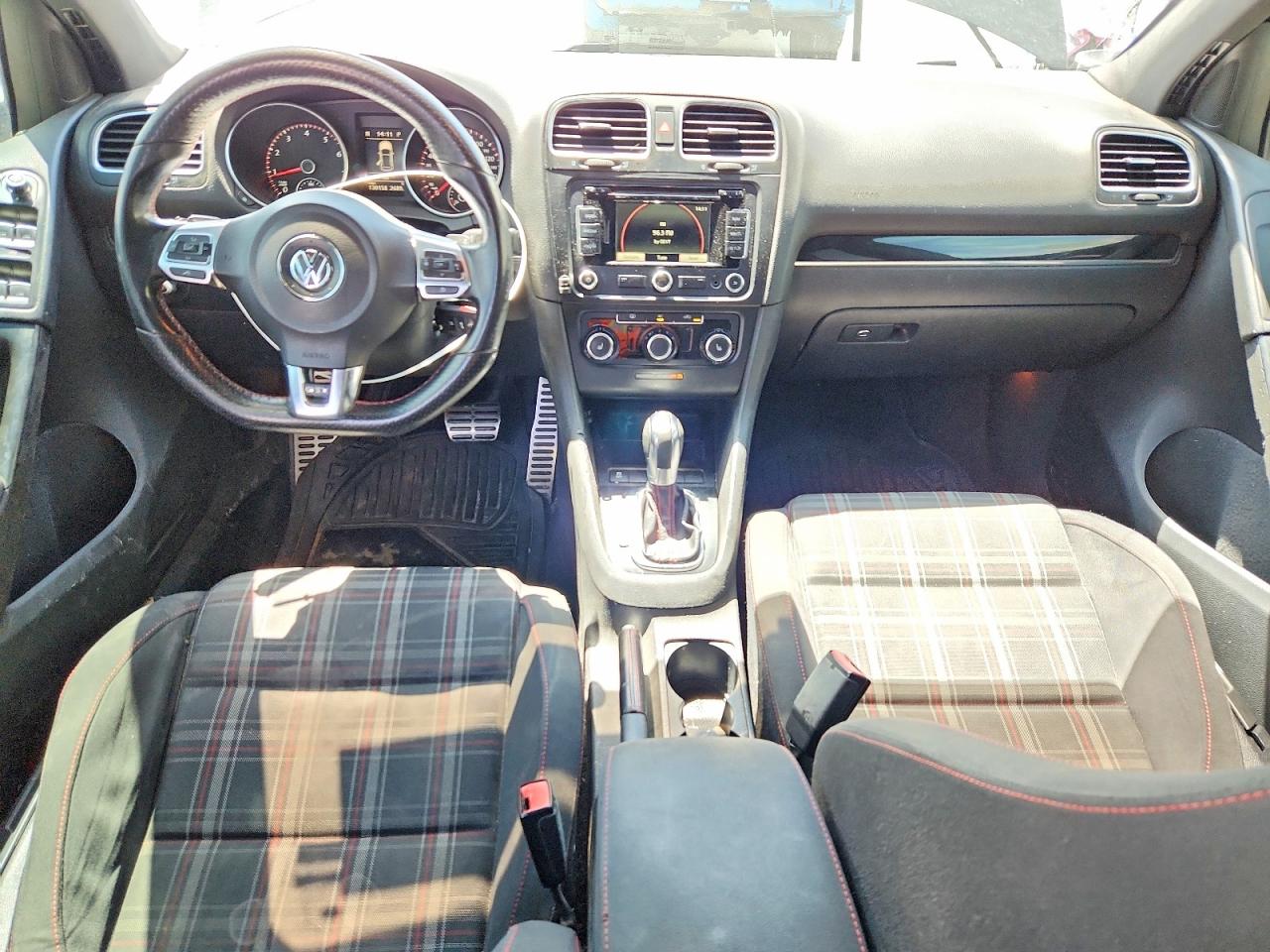 2012 Volkswagen Gti Gray vin: WVWHD7AJ6CW145665