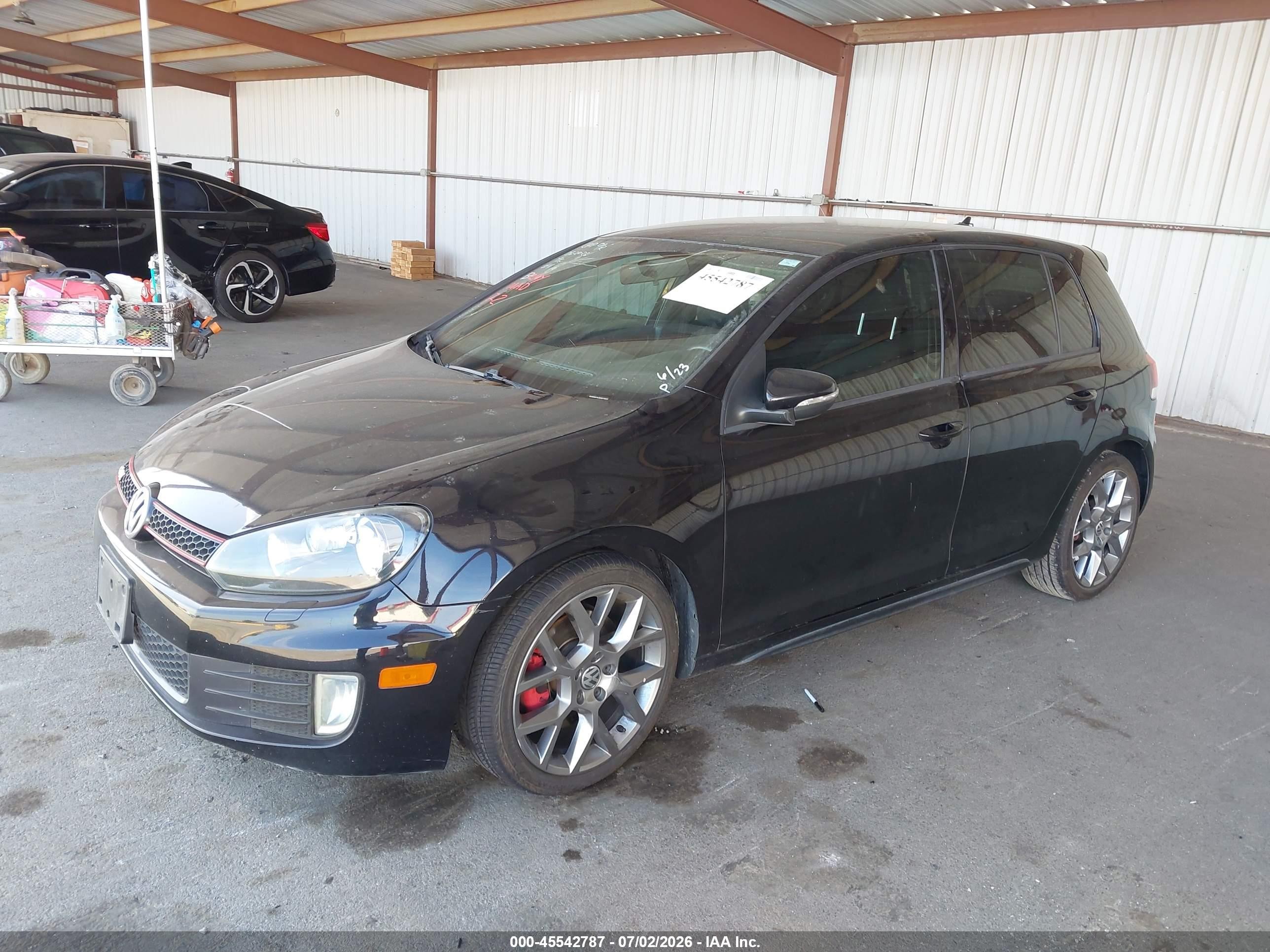 2013 Volkswagen Gti Wolfsburg Edition Black vin: WVWHD7AJ6DW139334
