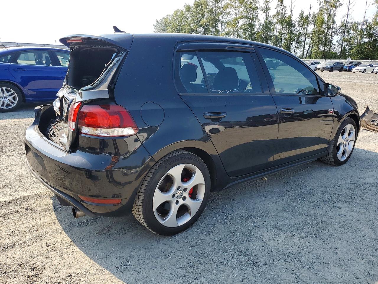 2010 Volkswagen Gti Black vin: WVWHD7AJ7AW258232