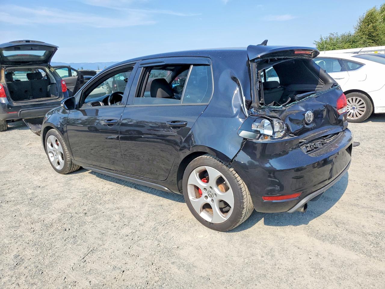 2010 Volkswagen Gti Black vin: WVWHD7AJ7AW258232
