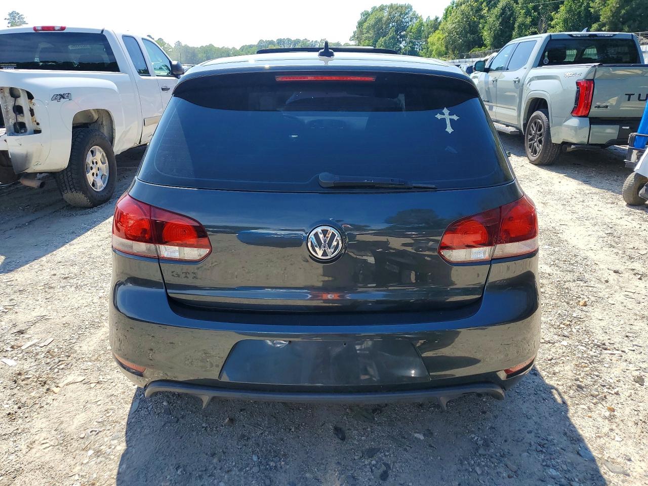 2012 Volkswagen Gti Black vin: WVWHD7AJ7CW200608