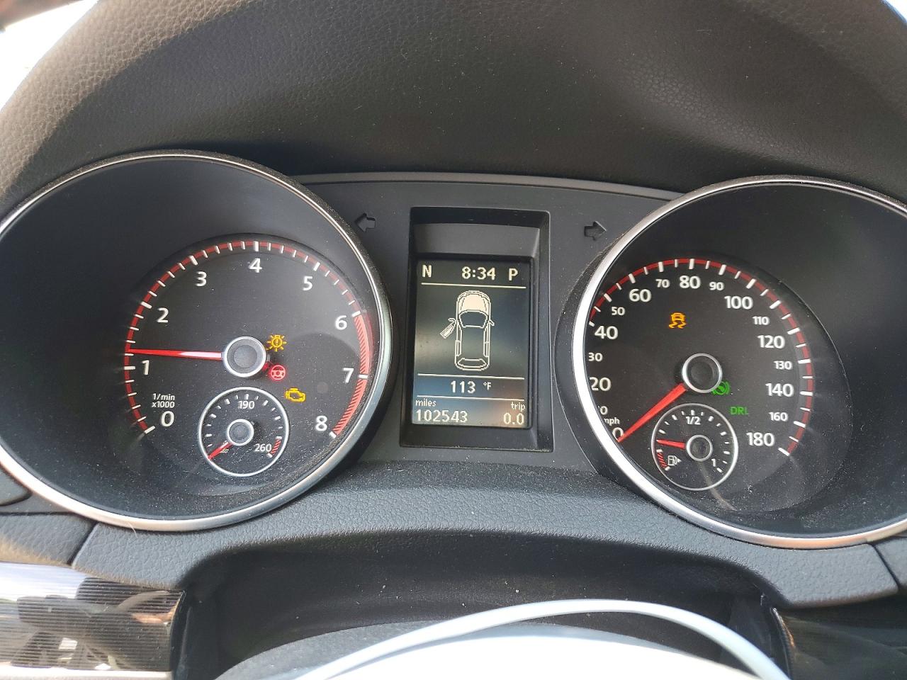 2012 Volkswagen Gti Black vin: WVWHD7AJ7CW200608