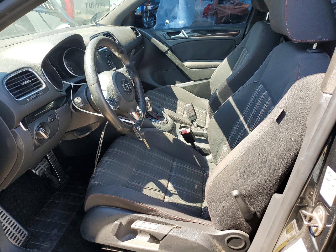 2012 Volkswagen Gti Black vin: WVWHD7AJ7CW200608
