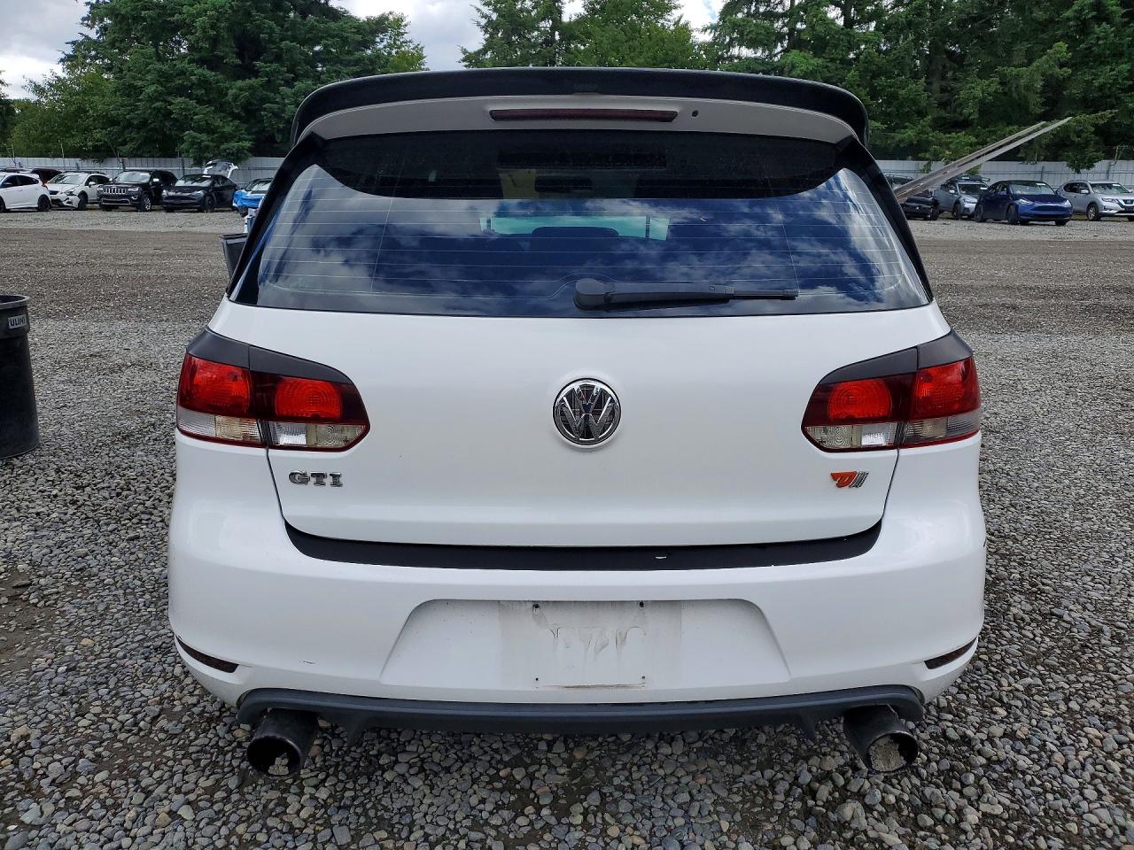 2013 Volkswagen Gti Белый vin: WVWHD7AJ7DW115446