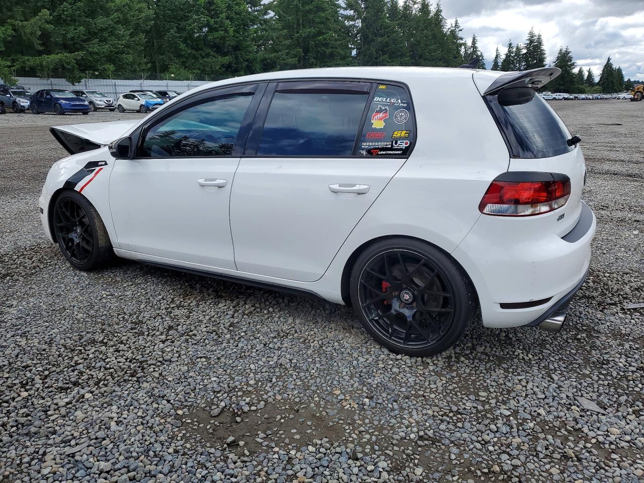 2013 Volkswagen Gti Белый vin: WVWHD7AJ7DW115446