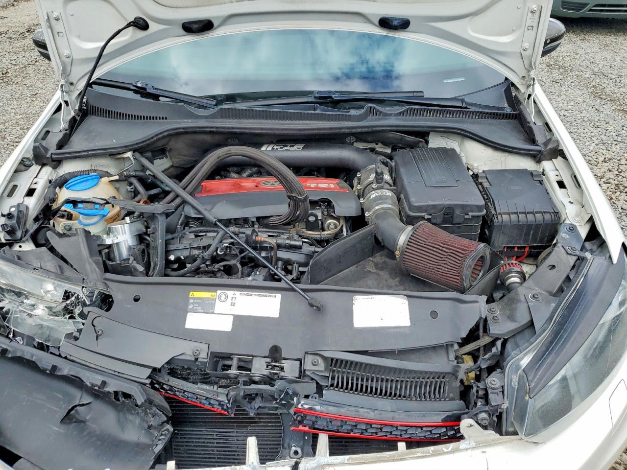 2013 Volkswagen Gti Белый vin: WVWHD7AJ7DW115446