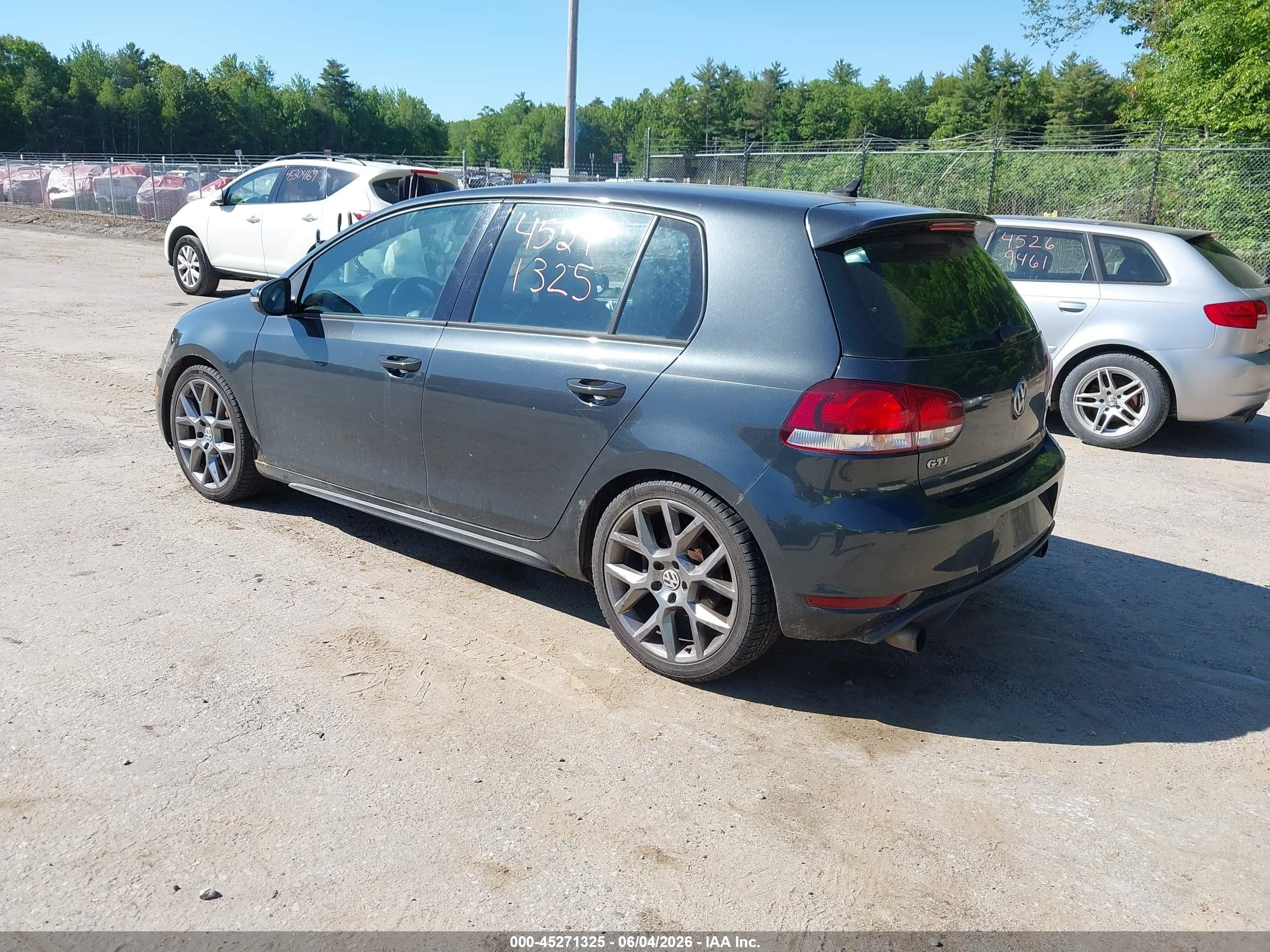 2013 Volkswagen Gti Drivers Edition Gray vin: WVWHD7AJ7DW130433