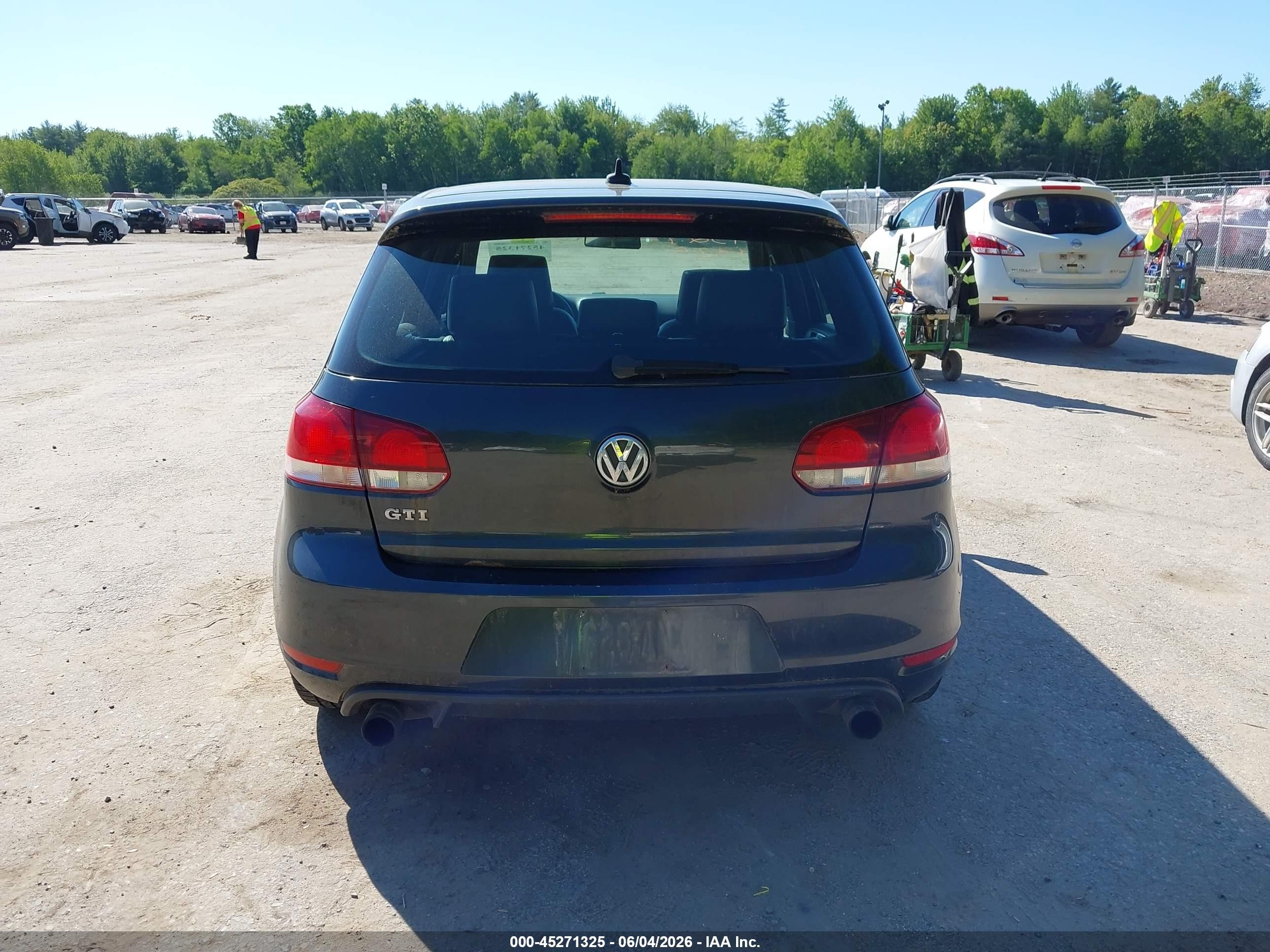 2013 Volkswagen Gti Drivers Edition Gray vin: WVWHD7AJ7DW130433