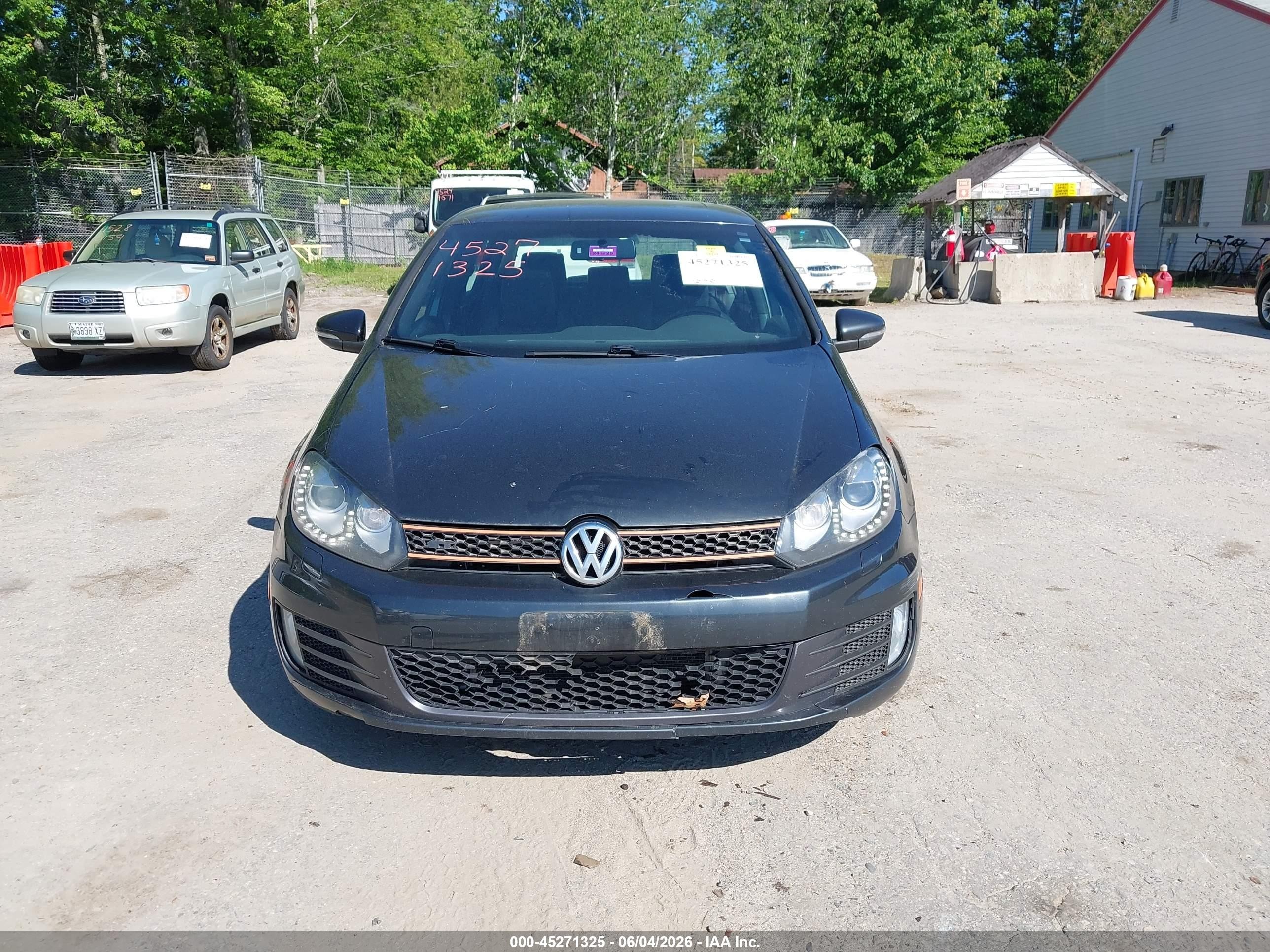 2013 Volkswagen Gti Drivers Edition Gray vin: WVWHD7AJ7DW130433