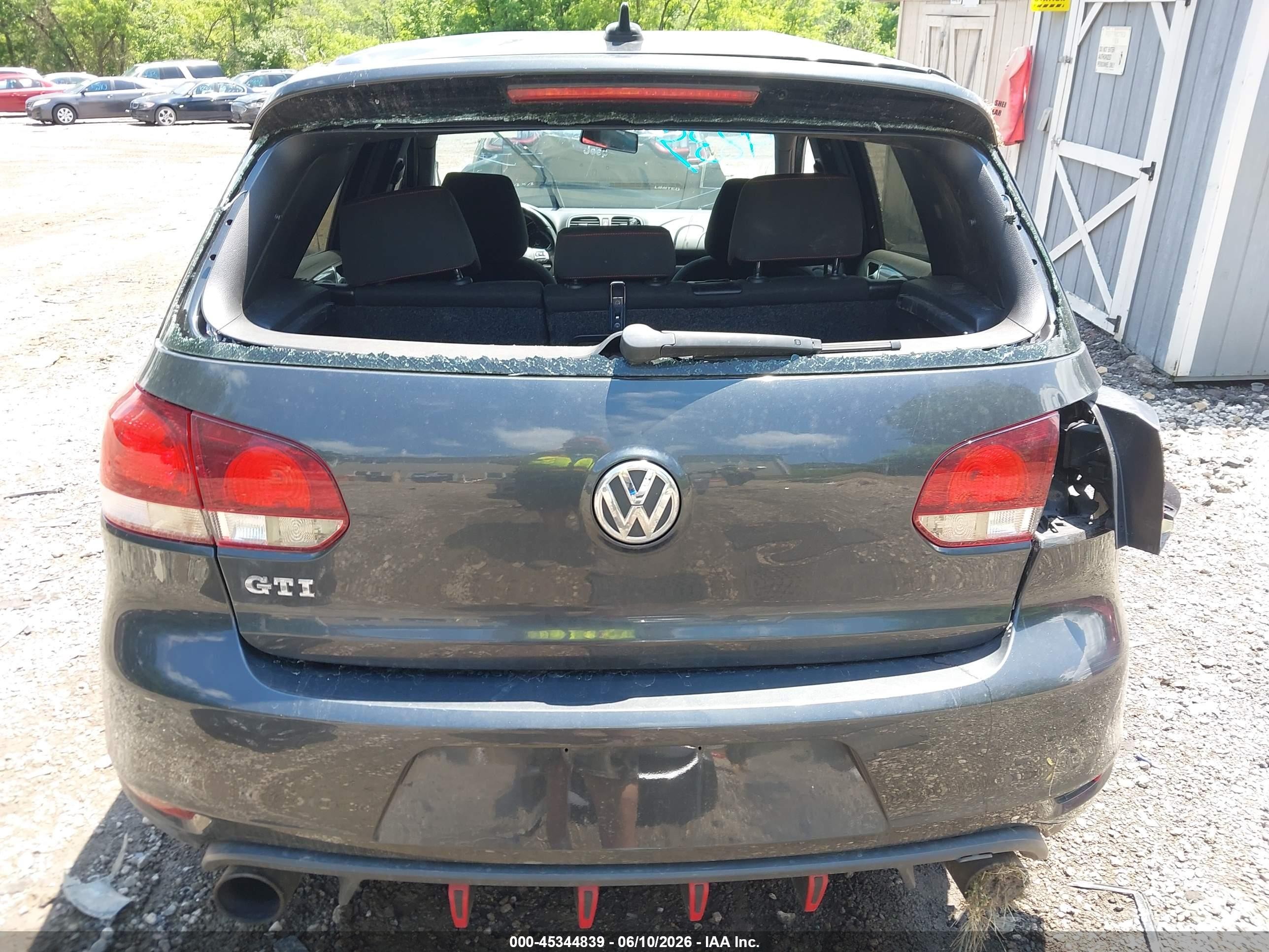 2014 Volkswagen Gti Wolfsburg Edition Gray vin: WVWHD7AJ7EW004364