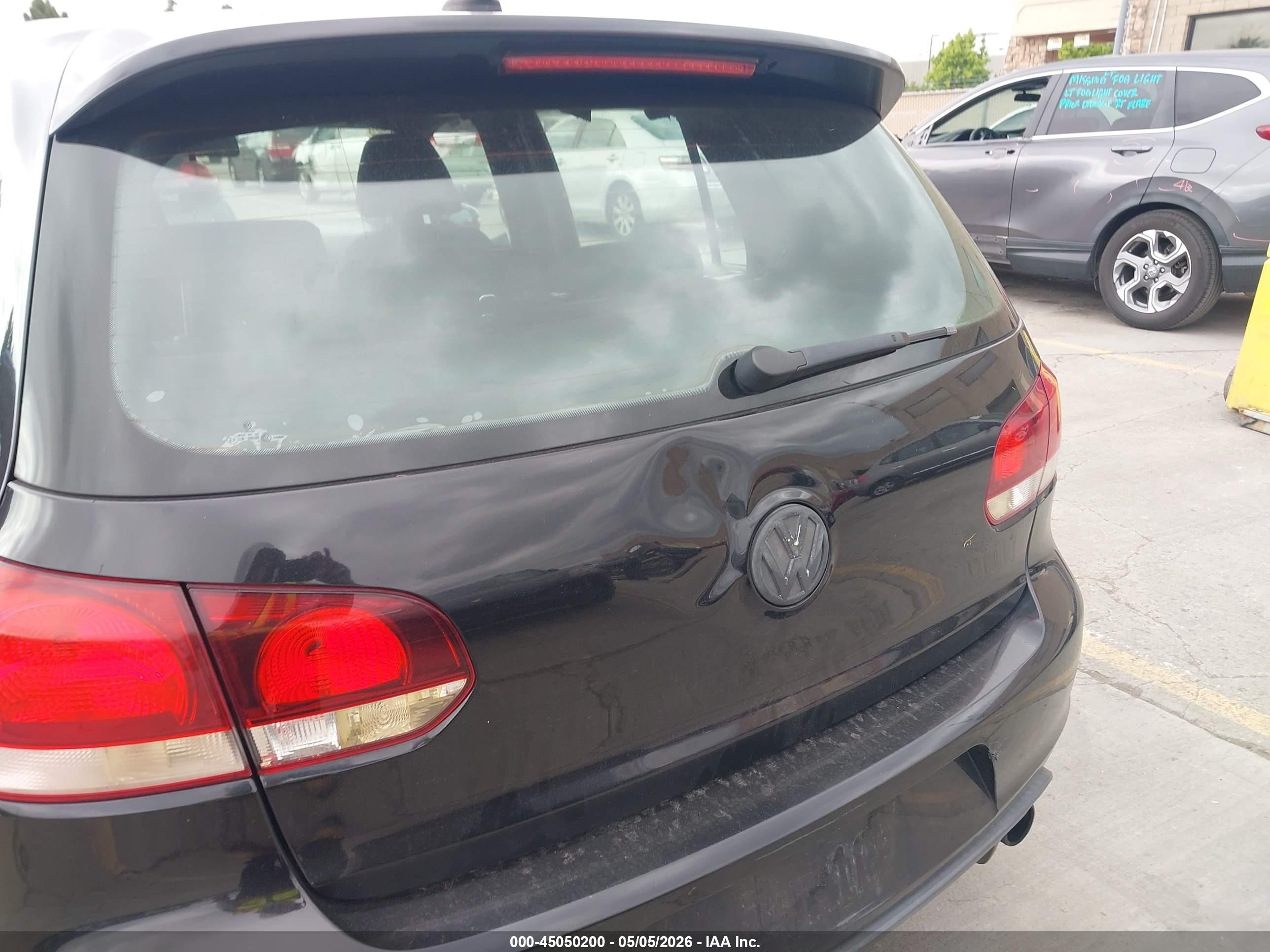 2010 Volkswagen Gti 4-door Черный vin: WVWHD7AJ8AW429344