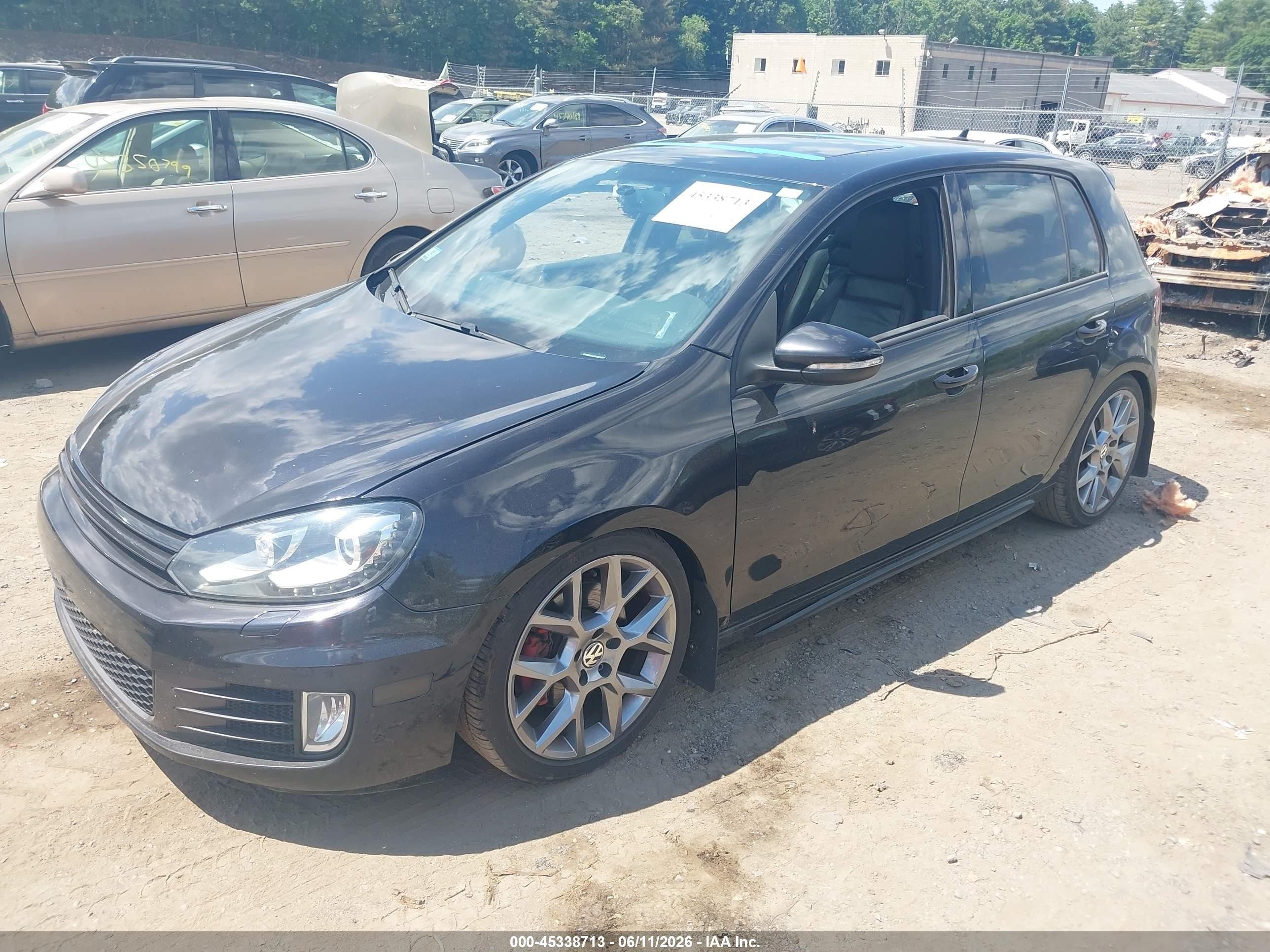 2013 Volkswagen Gti Drivers Edition Black vin: WVWHD7AJ8DW136869