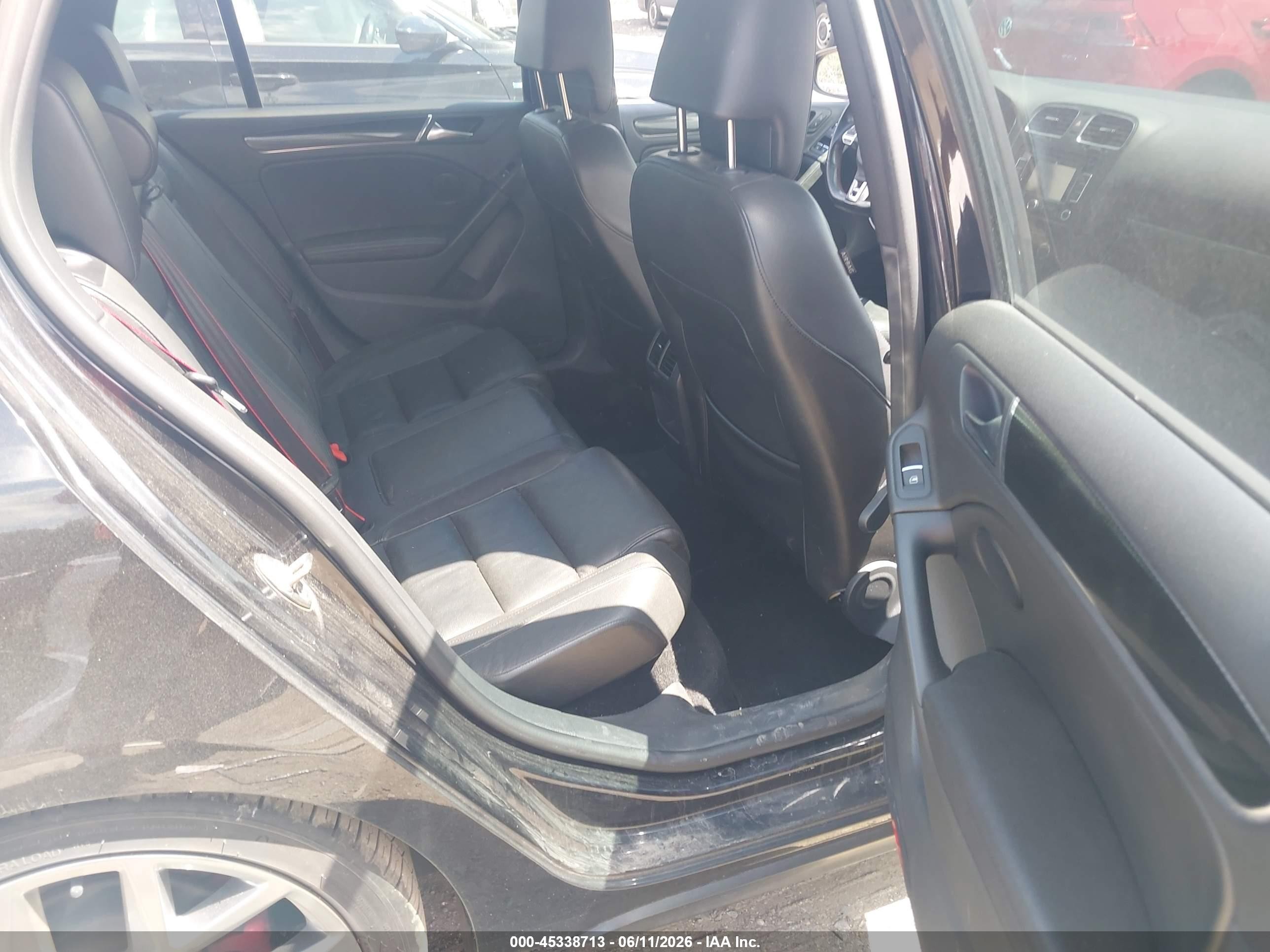 2013 Volkswagen Gti Drivers Edition Black vin: WVWHD7AJ8DW136869