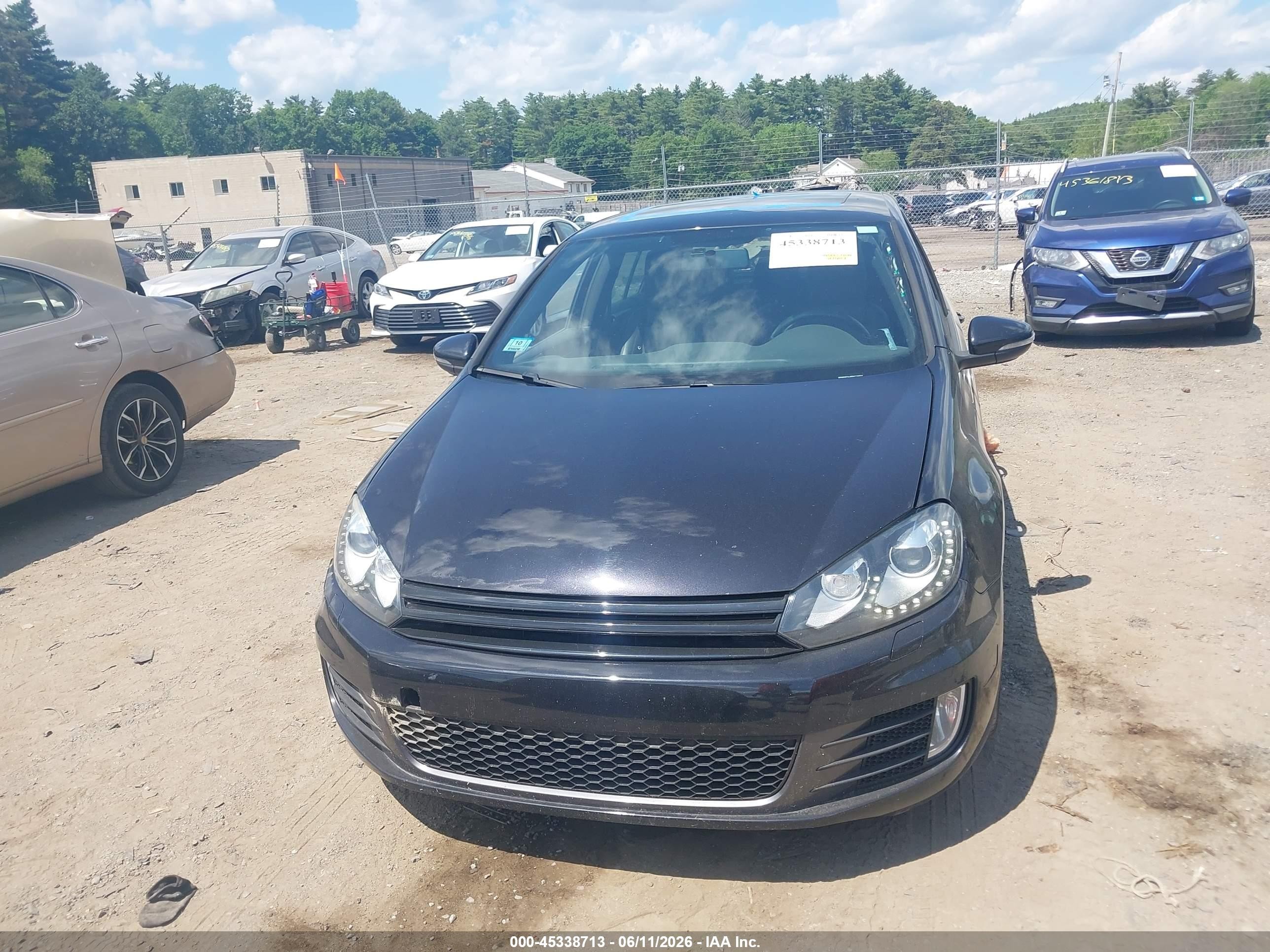 2013 Volkswagen Gti Drivers Edition Black vin: WVWHD7AJ8DW136869