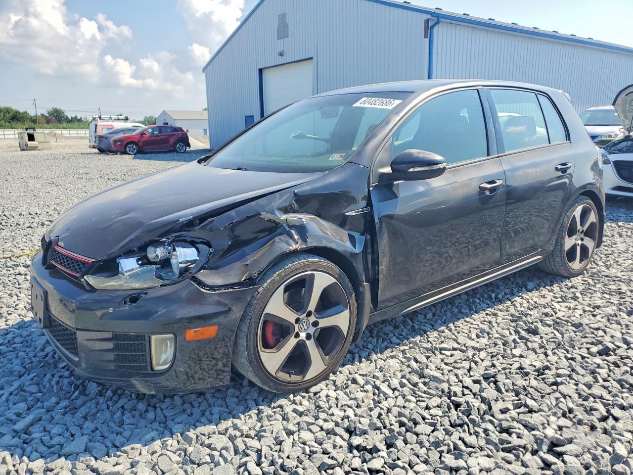 2014 Volkswagen Gti Black vin: WVWHD7AJ8EW010710