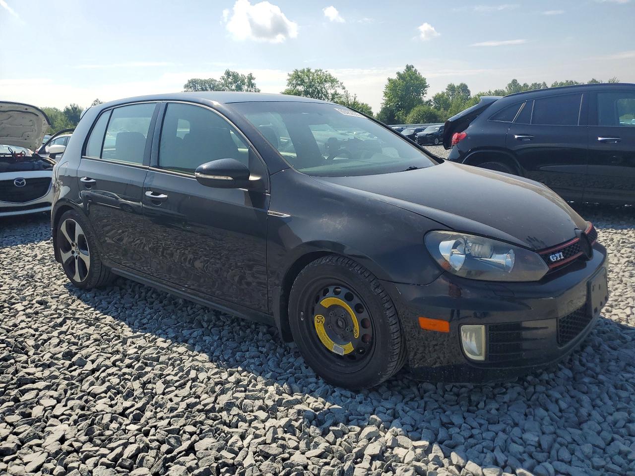 2014 Volkswagen Gti Black vin: WVWHD7AJ8EW010710