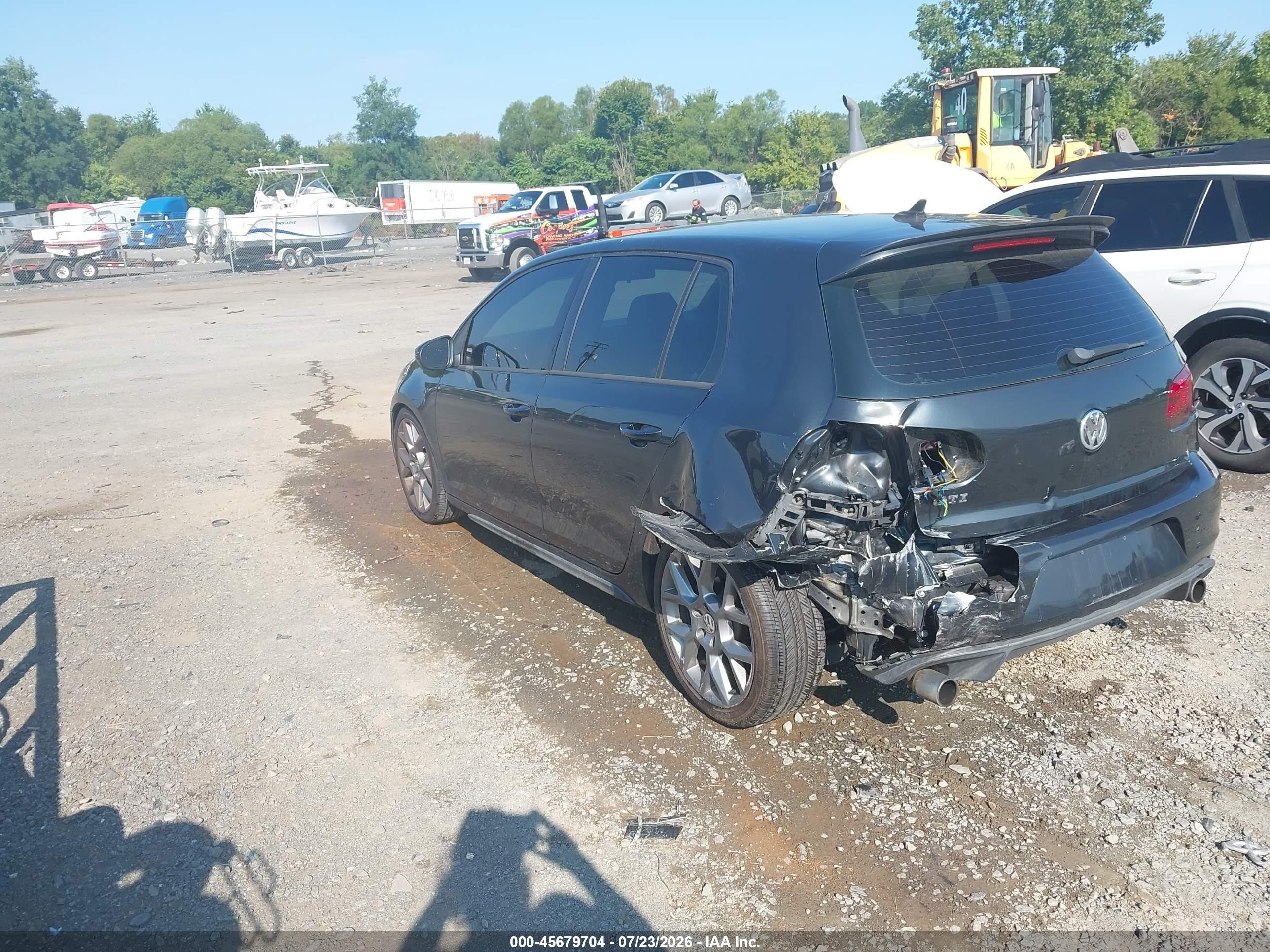 2014 Volkswagen Gti Wolfsburg Edition Black vin: WVWHD7AJ8EW011484