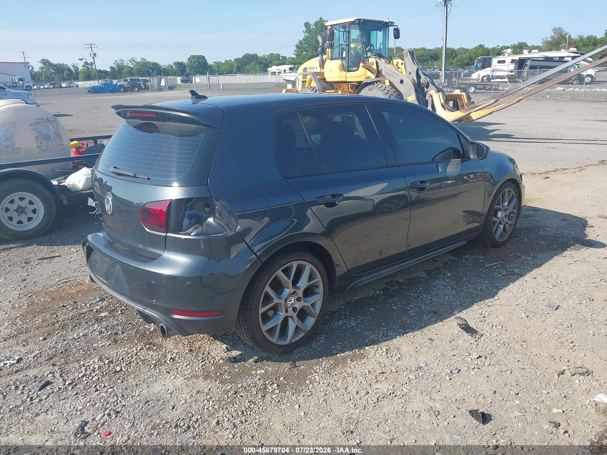 2014 Volkswagen Gti Wolfsburg Edition Black vin: WVWHD7AJ8EW011484