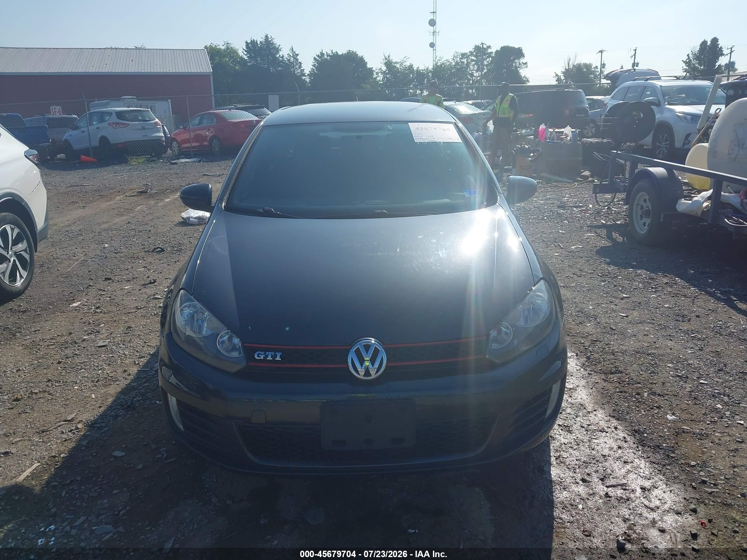 2014 Volkswagen Gti Wolfsburg Edition Black vin: WVWHD7AJ8EW011484