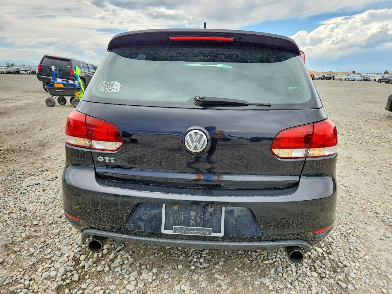2013 Volkswagen Gti Черный vin: WVWHD7AJ9DW136539