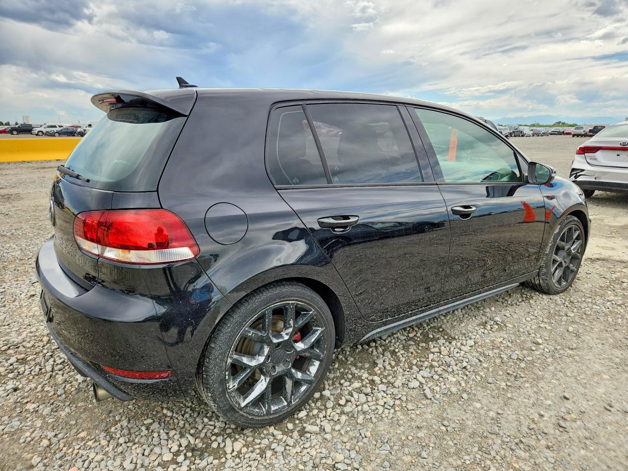 2013 Volkswagen Gti Черный vin: WVWHD7AJ9DW136539