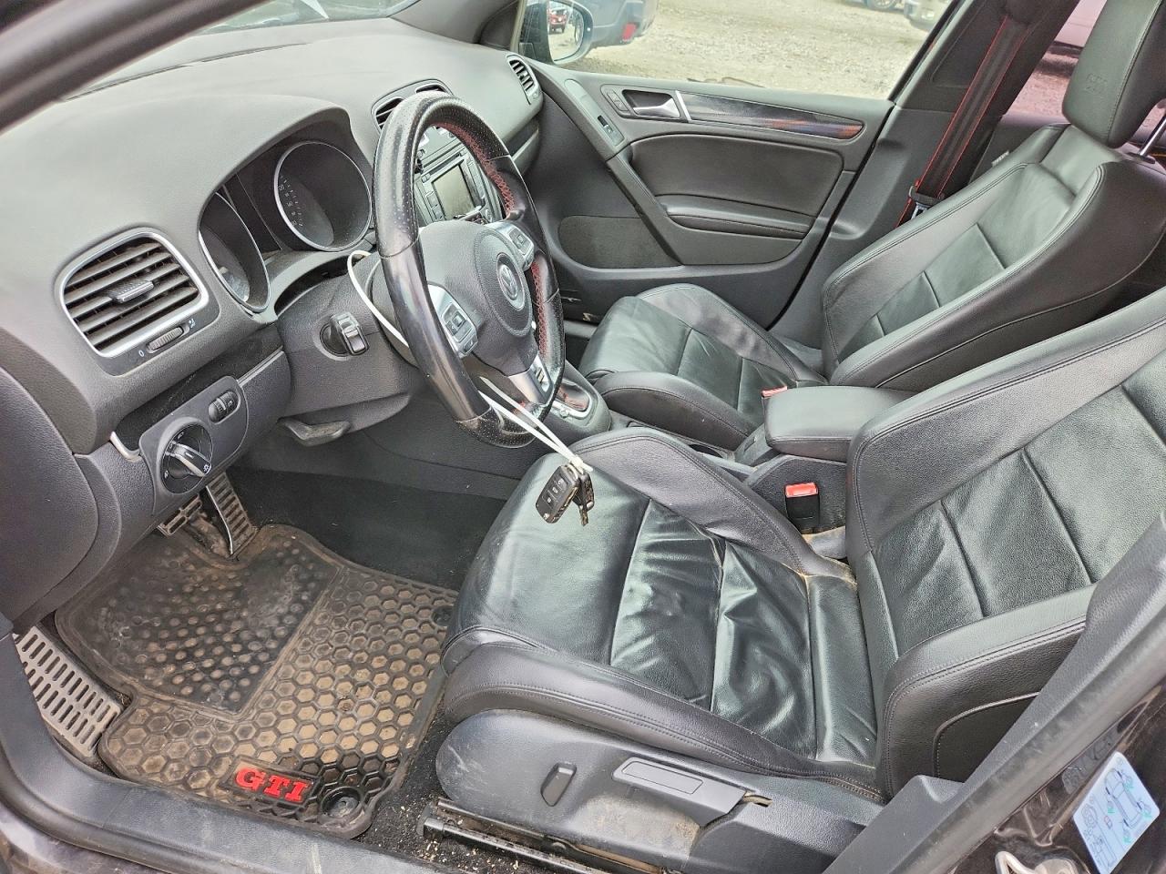 2013 Volkswagen Gti Черный vin: WVWHD7AJ9DW136539