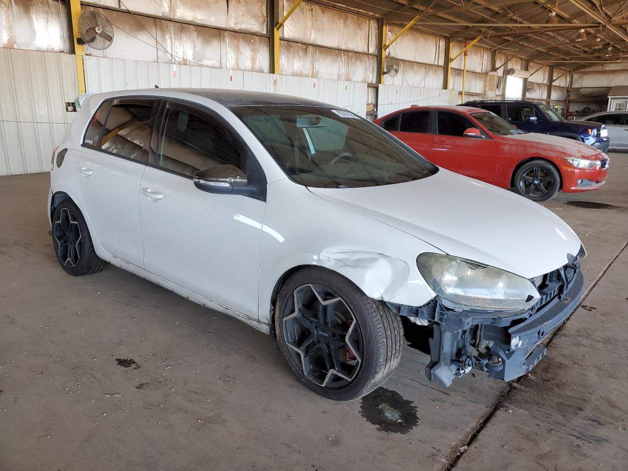 2012 Volkswagen Gti Белый vin: WVWHD7AJXCW205625