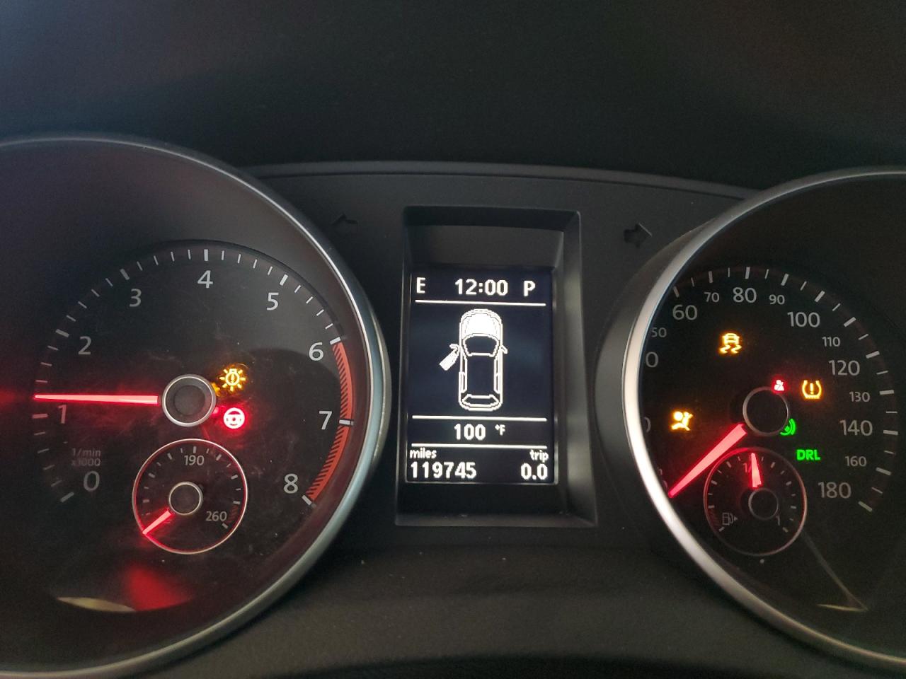 2012 Volkswagen Gti Белый vin: WVWHD7AJXCW205625