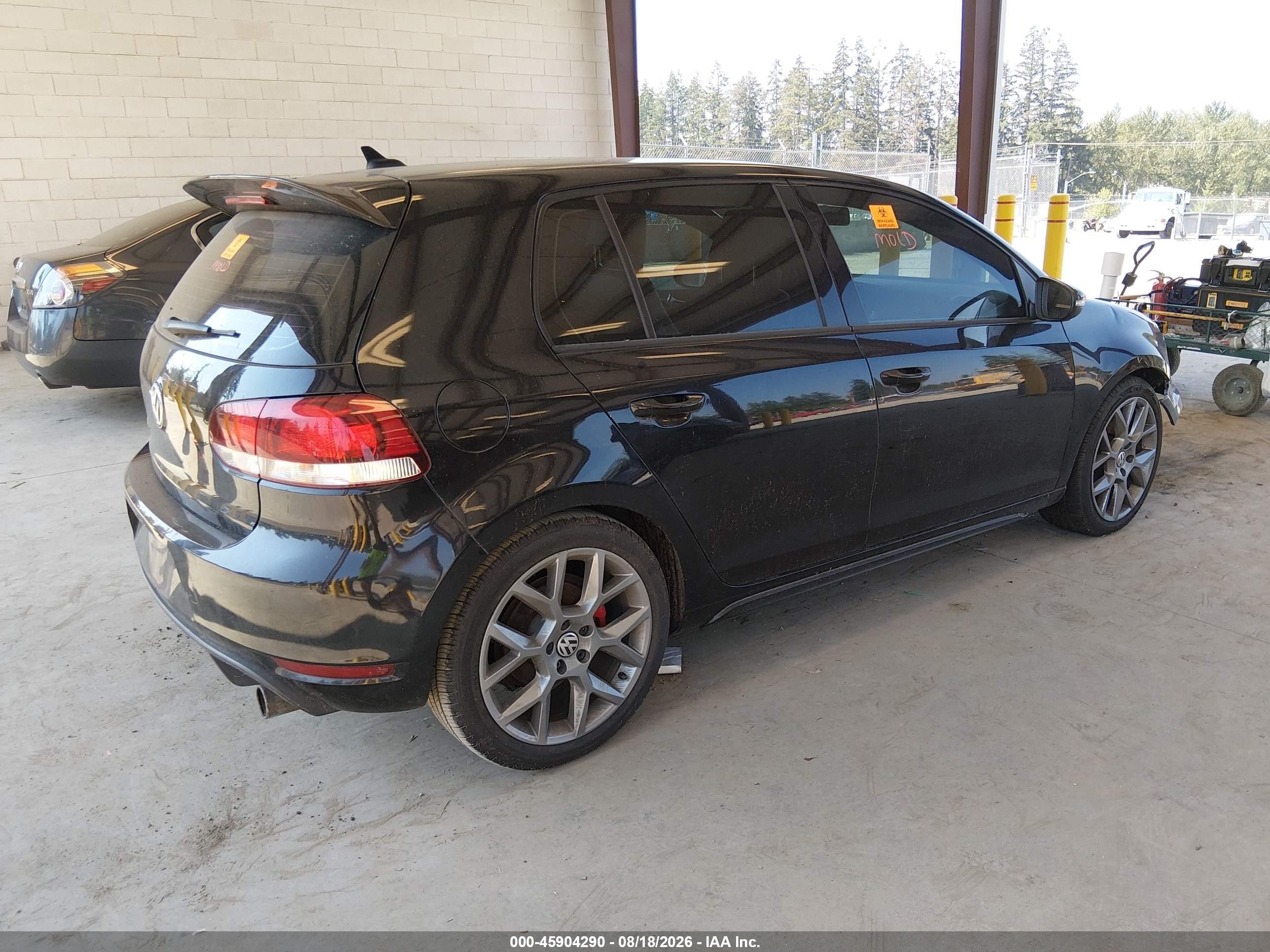 2014 Volkswagen Gti Driver's Edition Black vin: WVWHD7AJXEW003189
