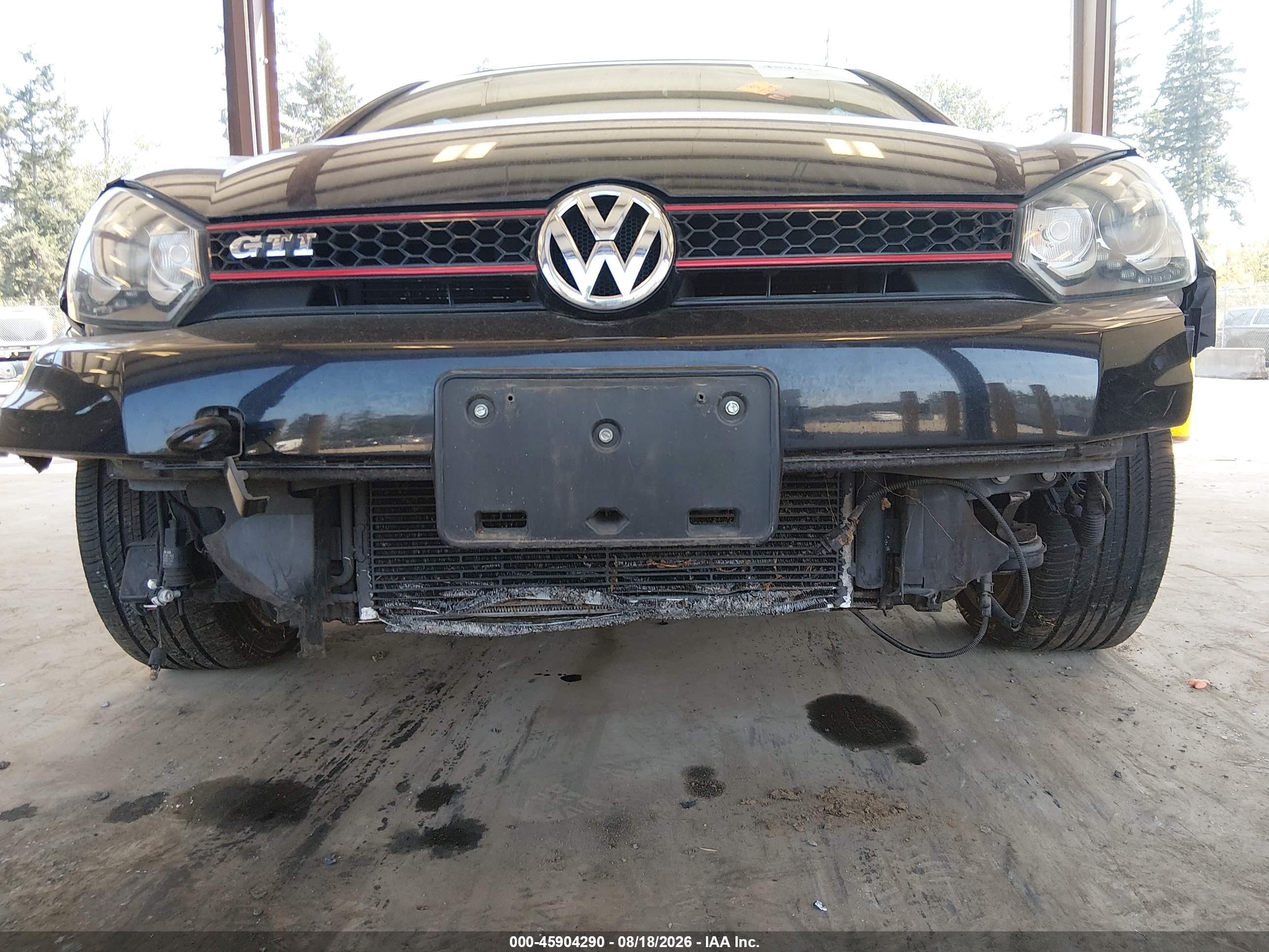 2014 Volkswagen Gti Driver's Edition Black vin: WVWHD7AJXEW003189