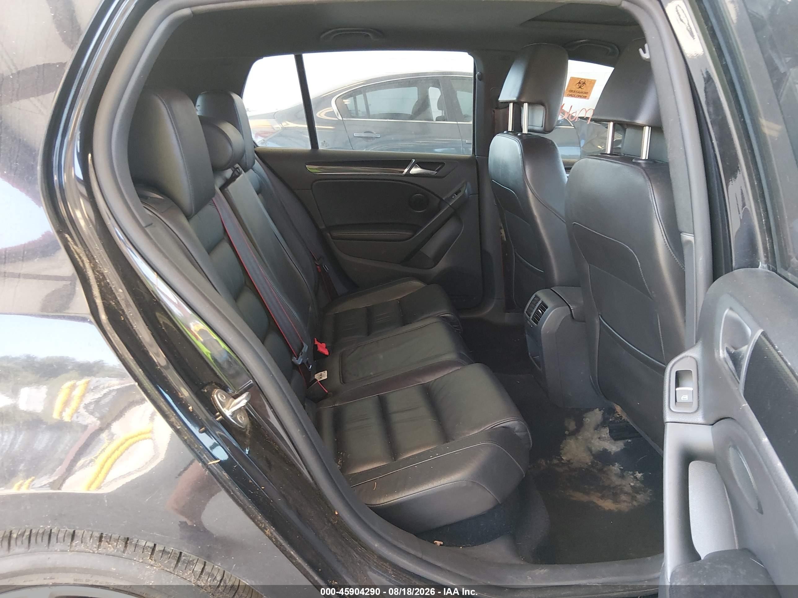 2014 Volkswagen Gti Driver's Edition Black vin: WVWHD7AJXEW003189