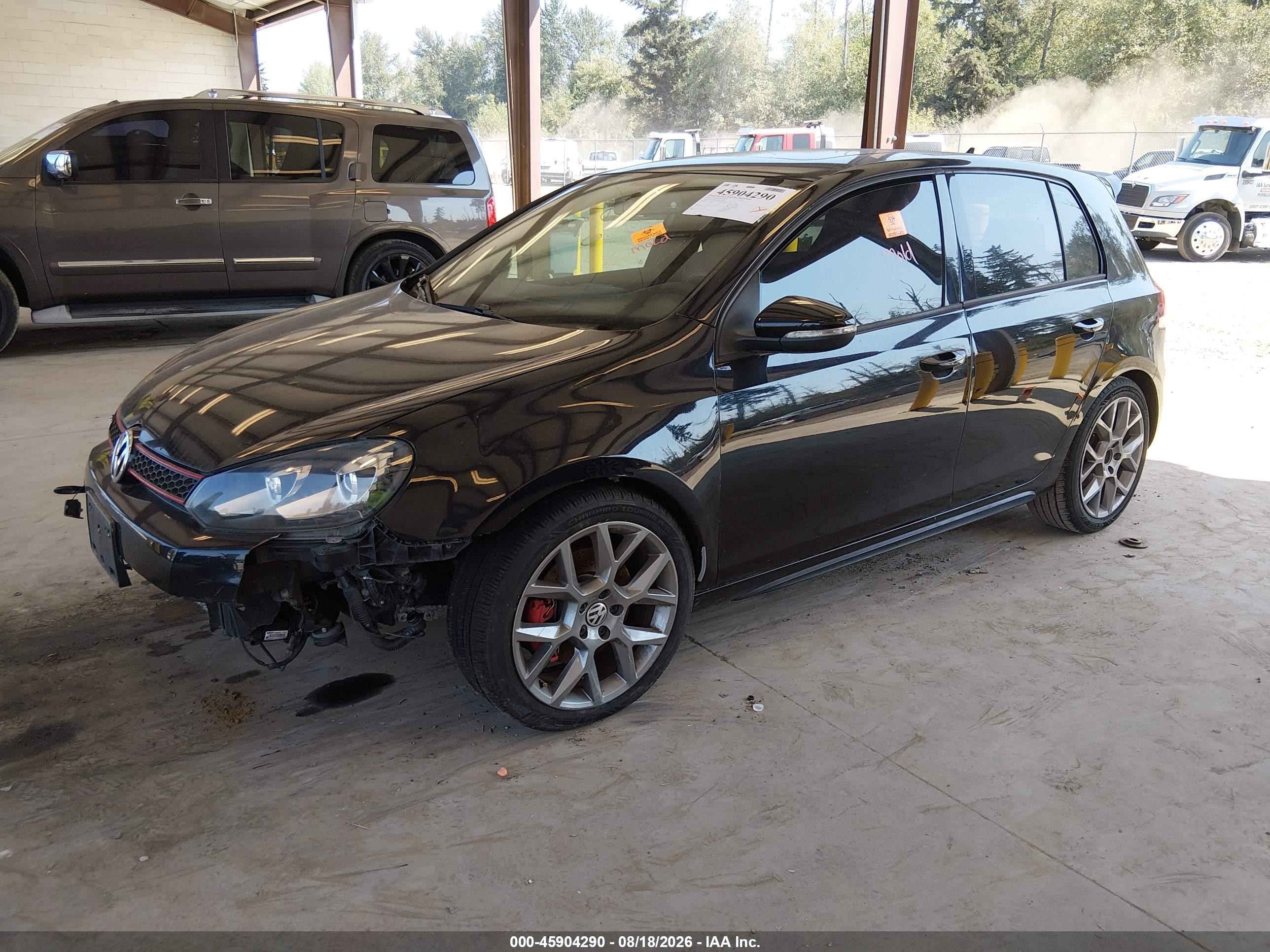2014 Volkswagen Gti Driver's Edition Black vin: WVWHD7AJXEW003189